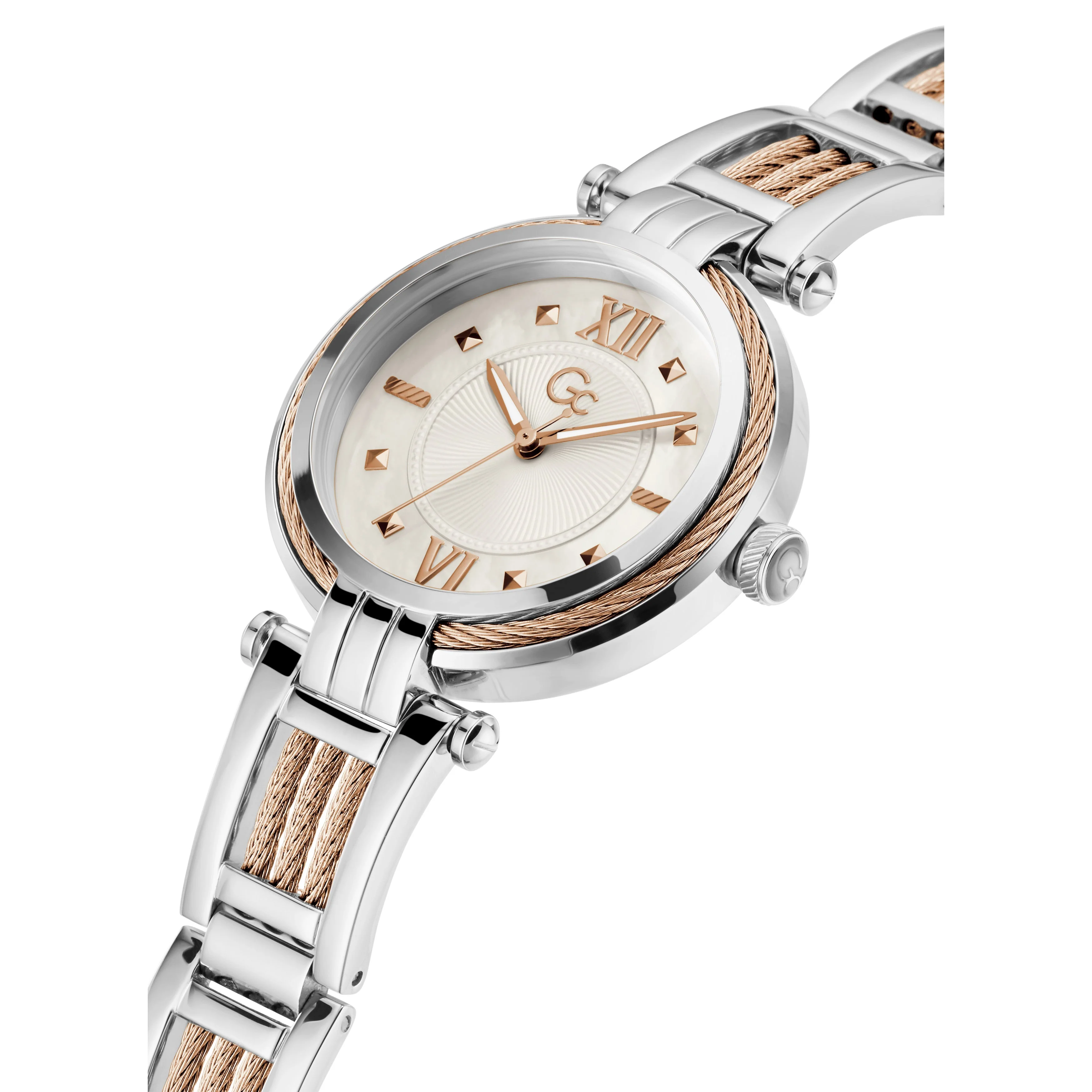 GC CableBijou Ladies Silver Watch - Image 2