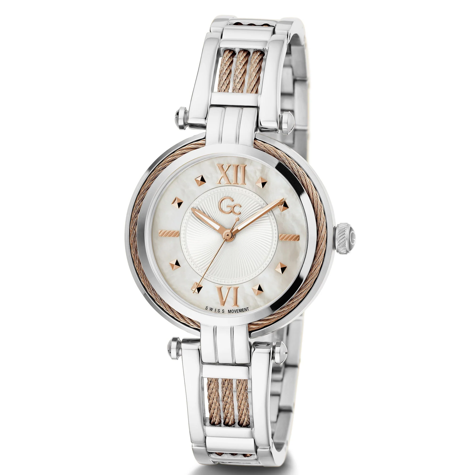 GC CableBijou Ladies Silver Watch - Image 3
