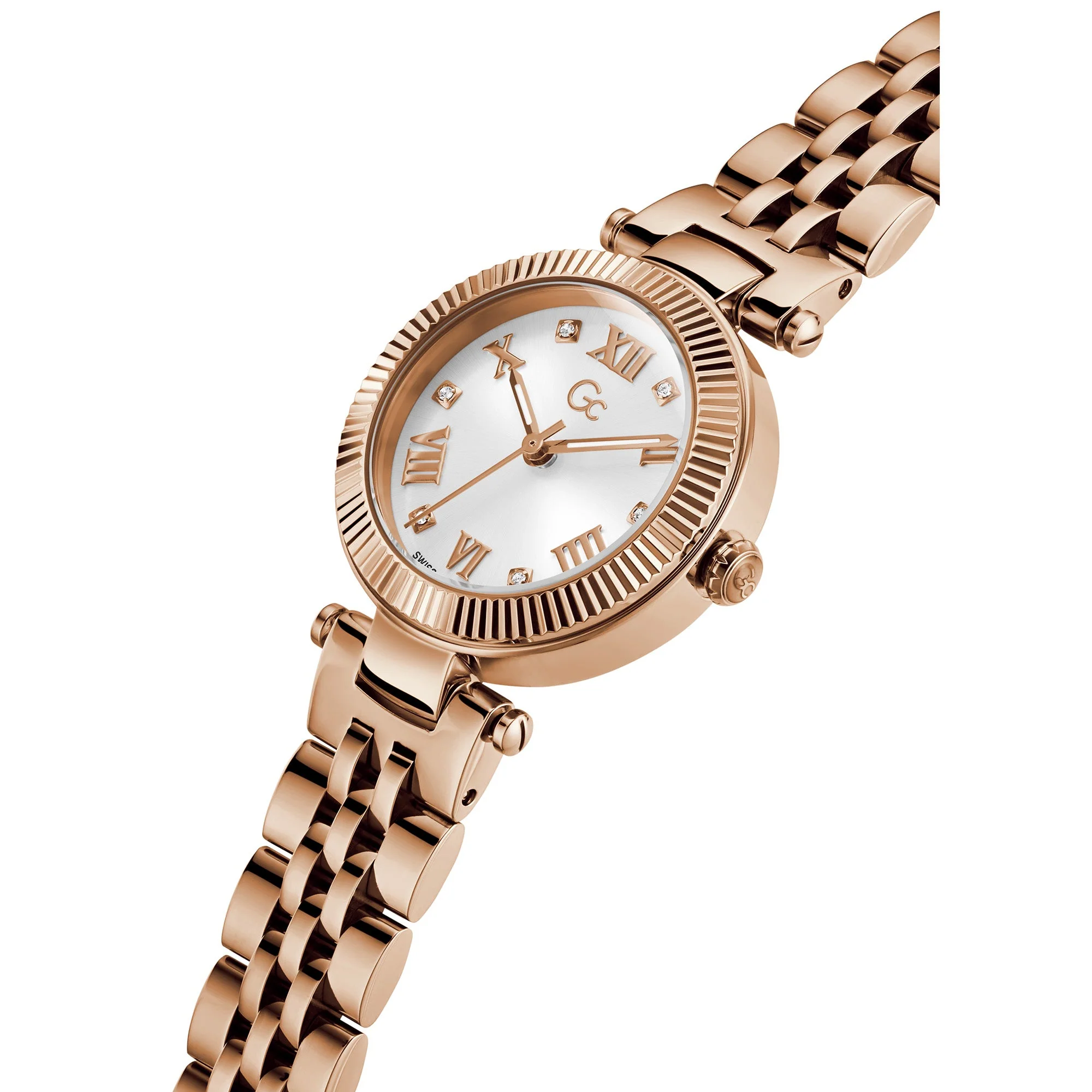 GC Flair Ladies Rose Gold Watch - Image 2