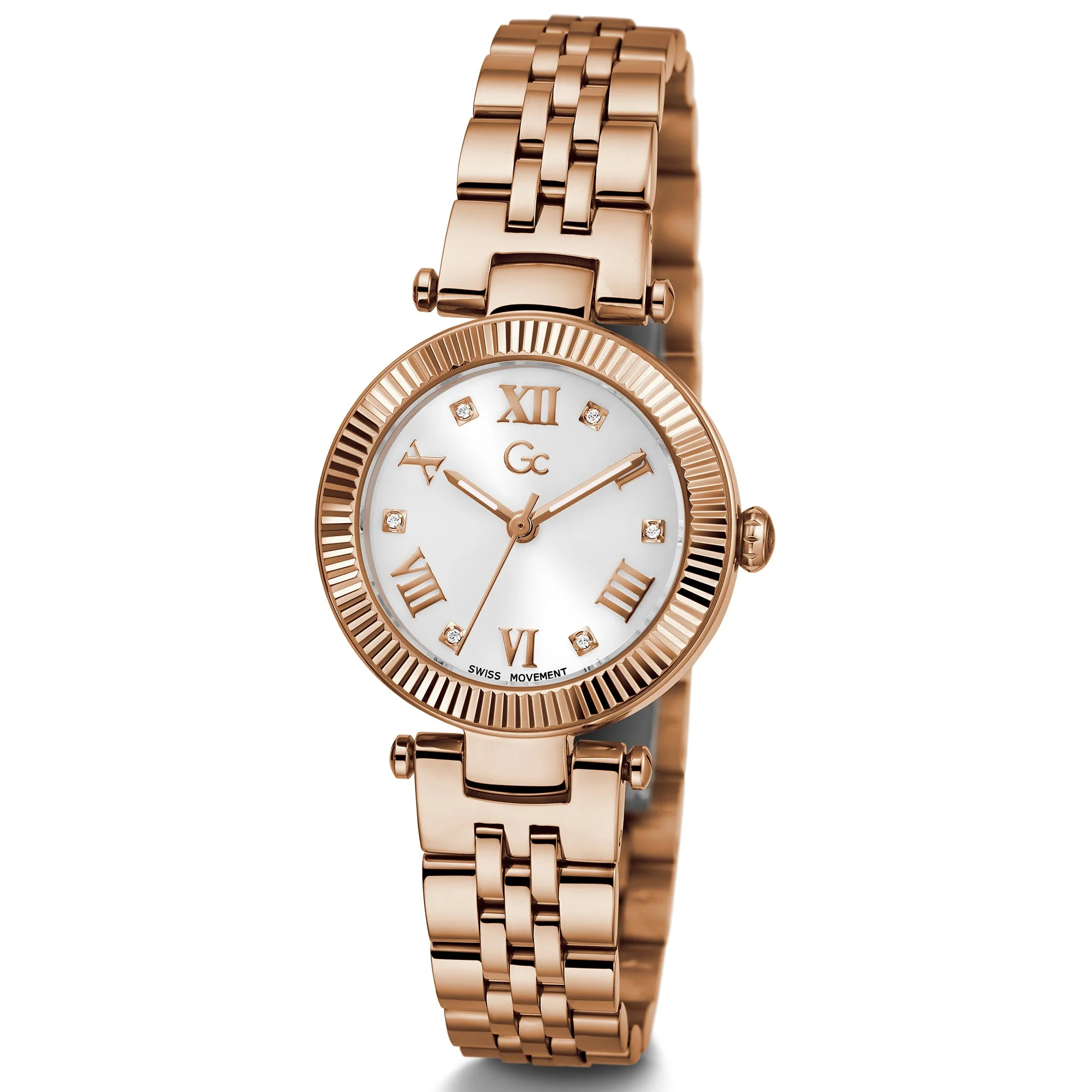 GC Flair Ladies Rose Gold Watch - Image 3