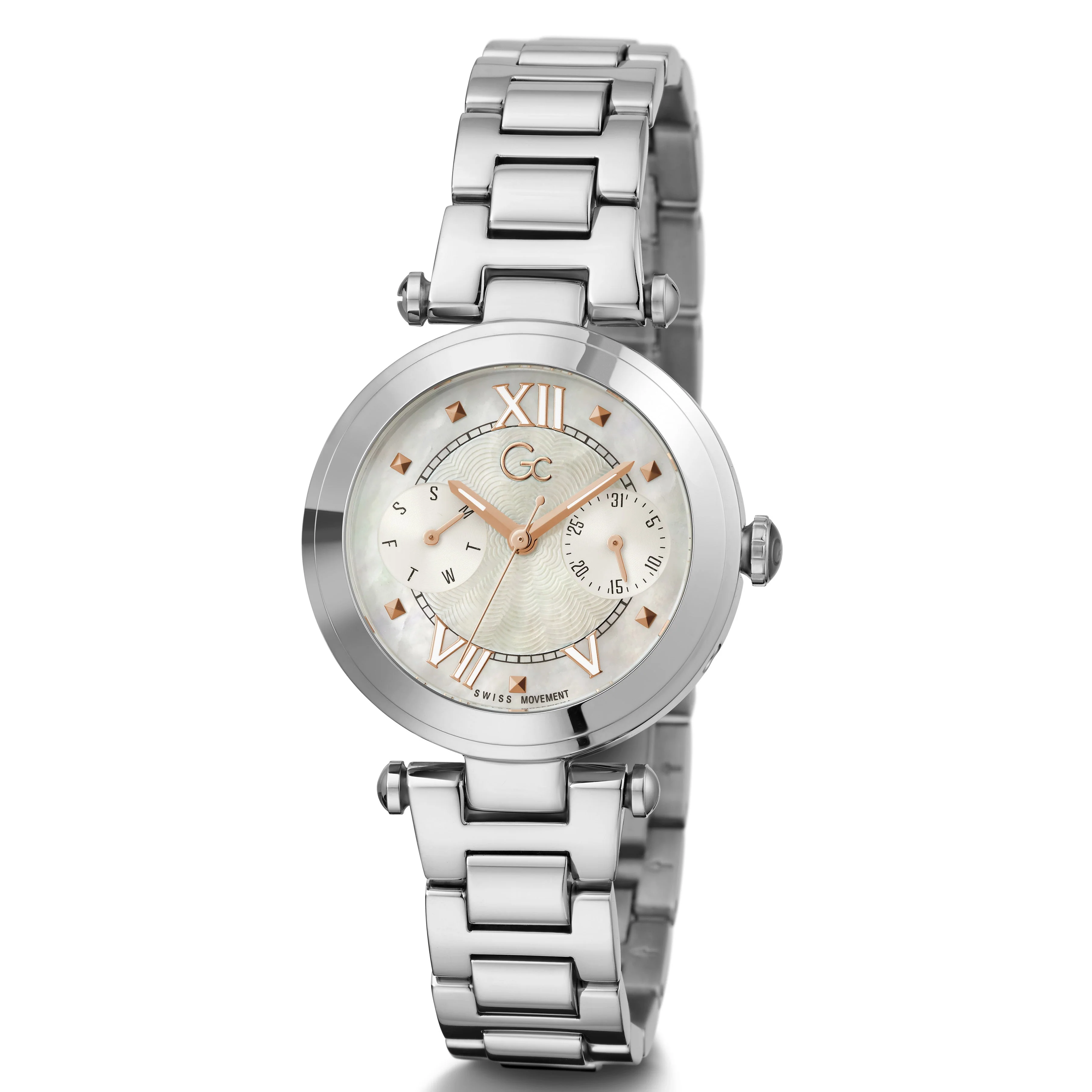 GC LadyChic Ladies Silver Watch - Image 2