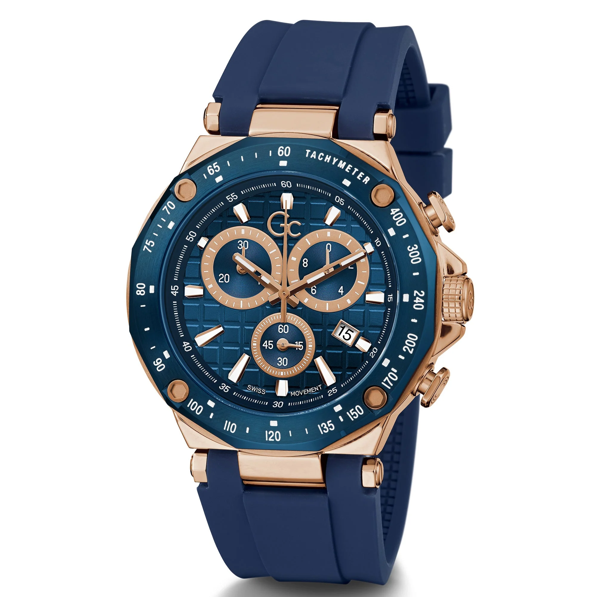 GC Spirit Sport Men's Blue Watch - Image 3