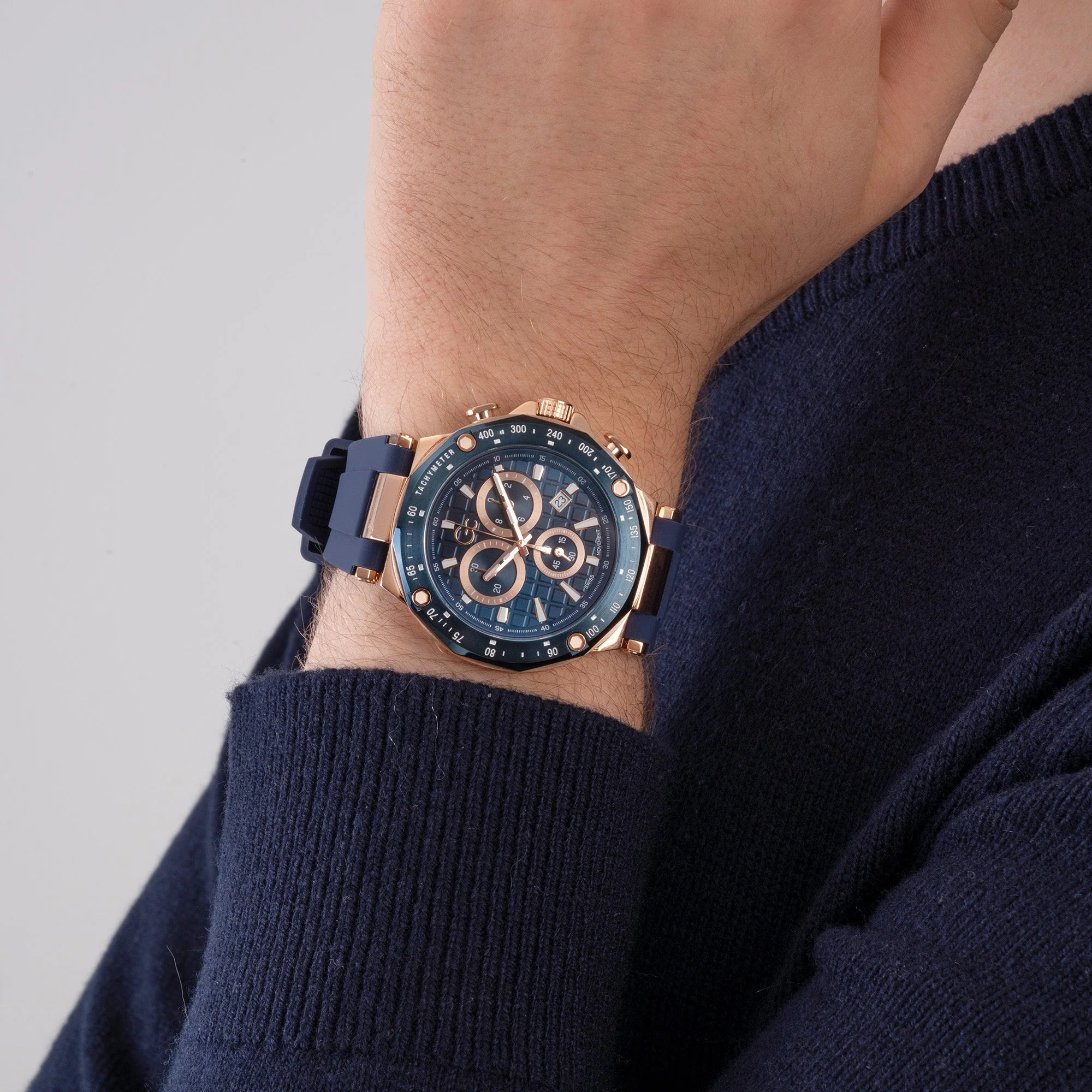 GC Spirit Sport Men's Blue Watch - Image 7