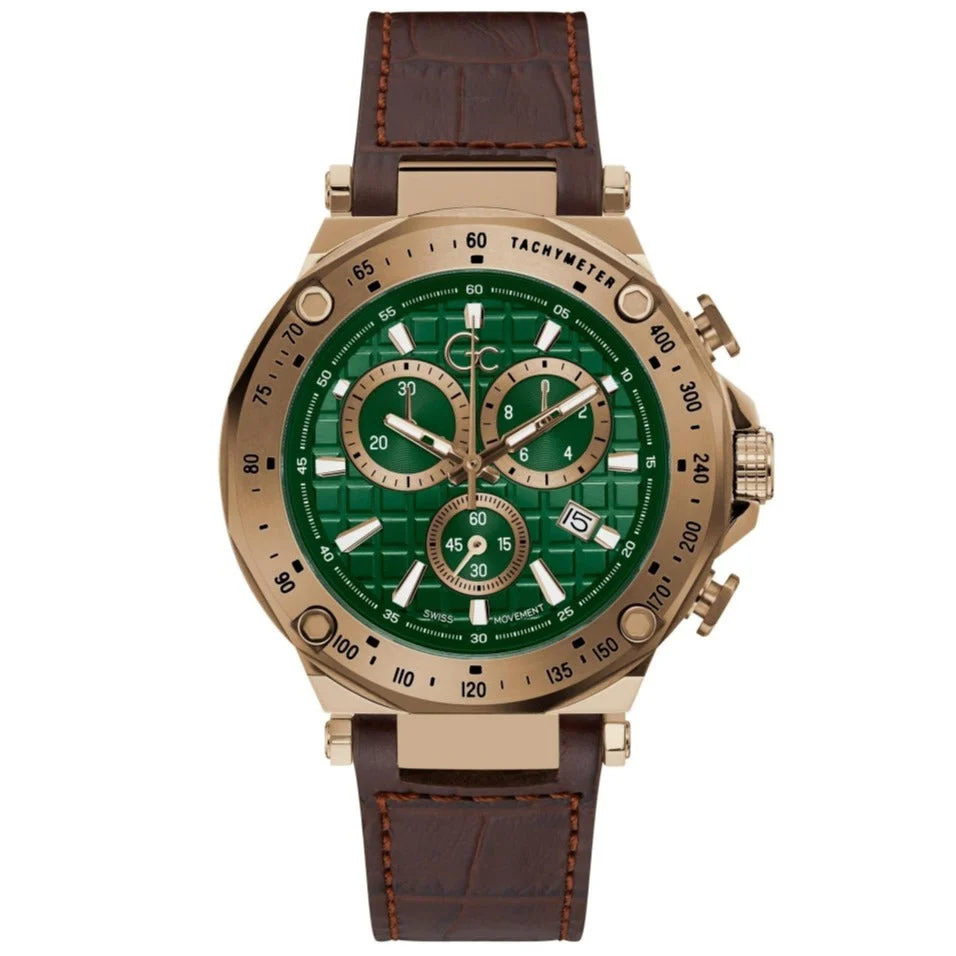 Gc Spirit Sport Men's Green Watch