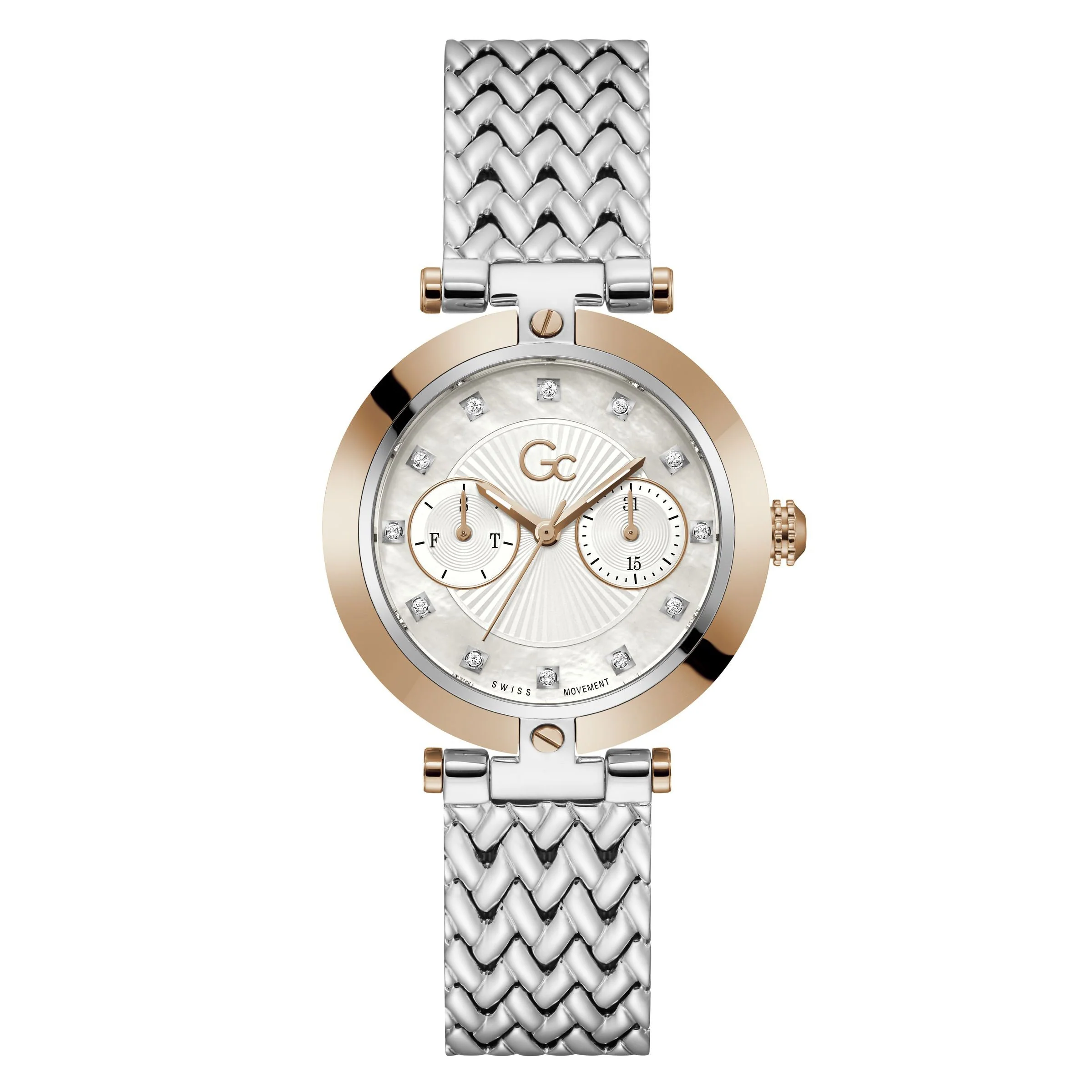 Gc Vogue Ladies White Watch