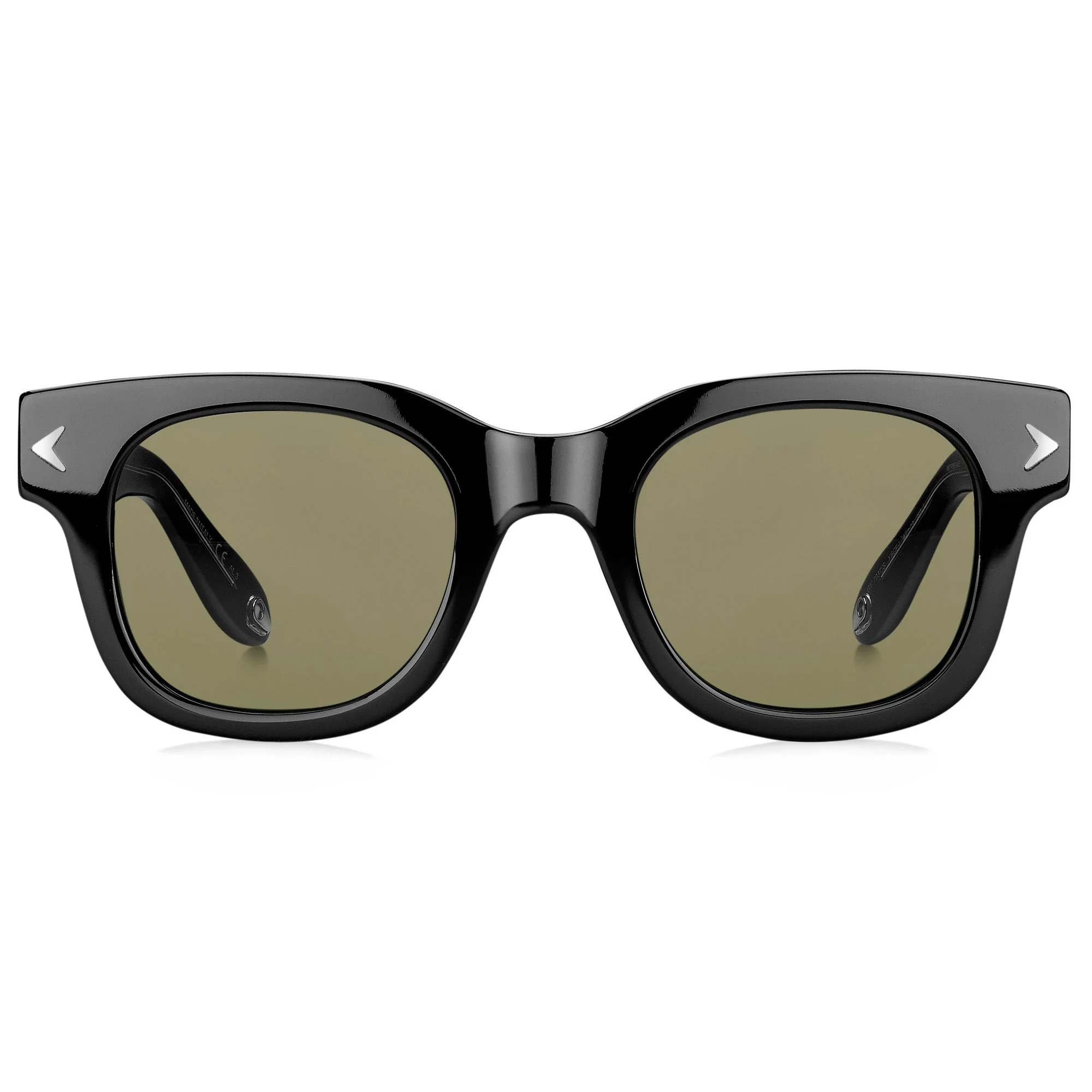 Givenchy GV 7037/S Y6C 47E4(GV2) Unisex Black Black/Green Sunglasses - Image 2