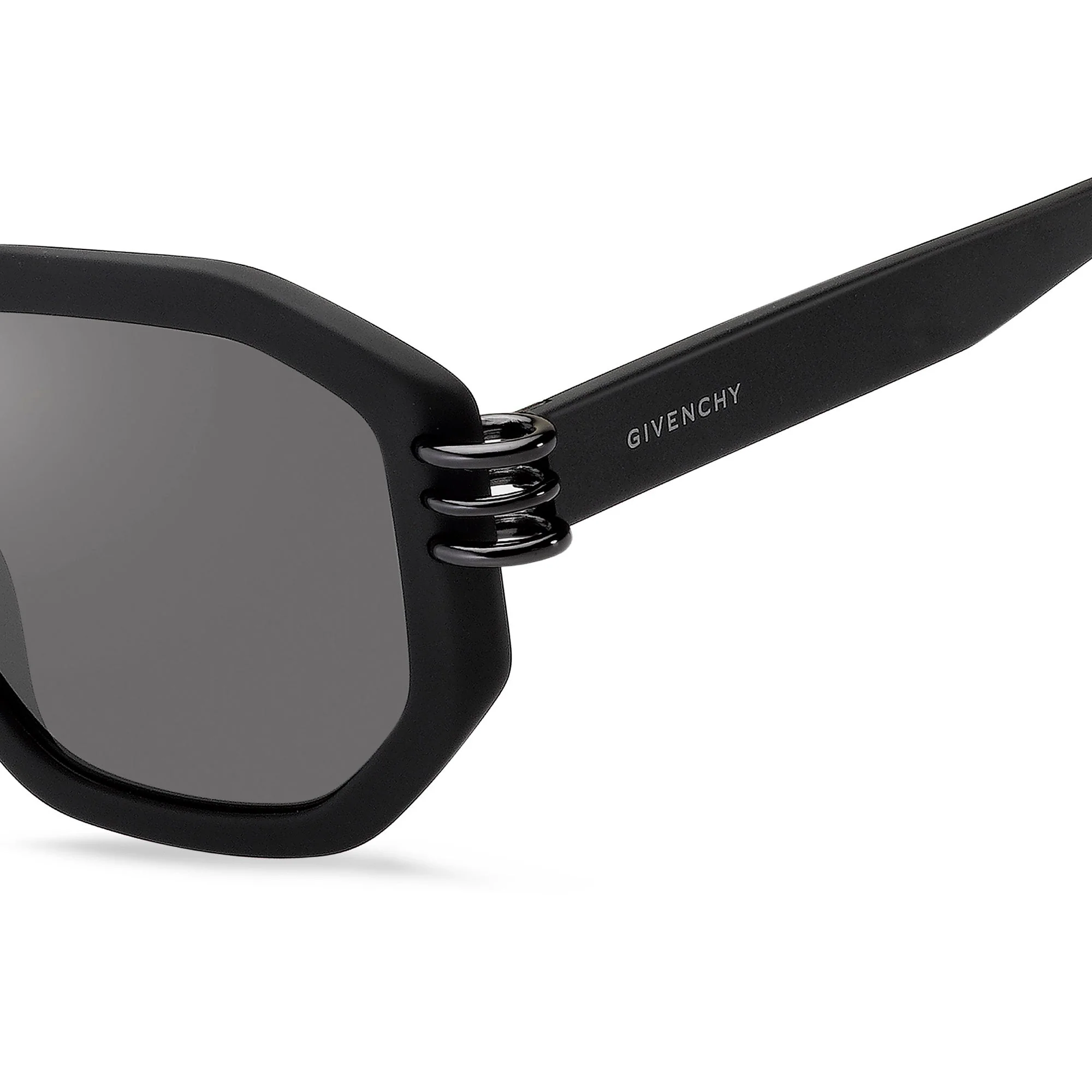 Givenchy GV 7175/G/S 003 54T4(GV12) Women's  Matte Black Sunglasses - Image 3