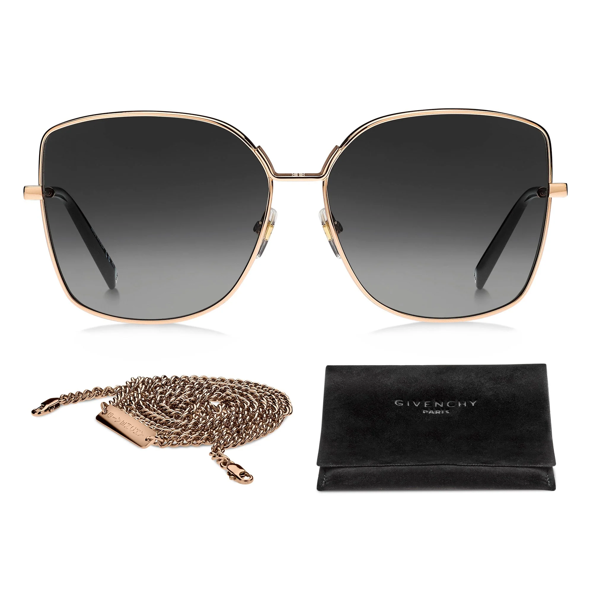 Givenchy GV 7184/G/S DDB 619O(GV19) Women's Gold/Copper Sunglasses - Image 3