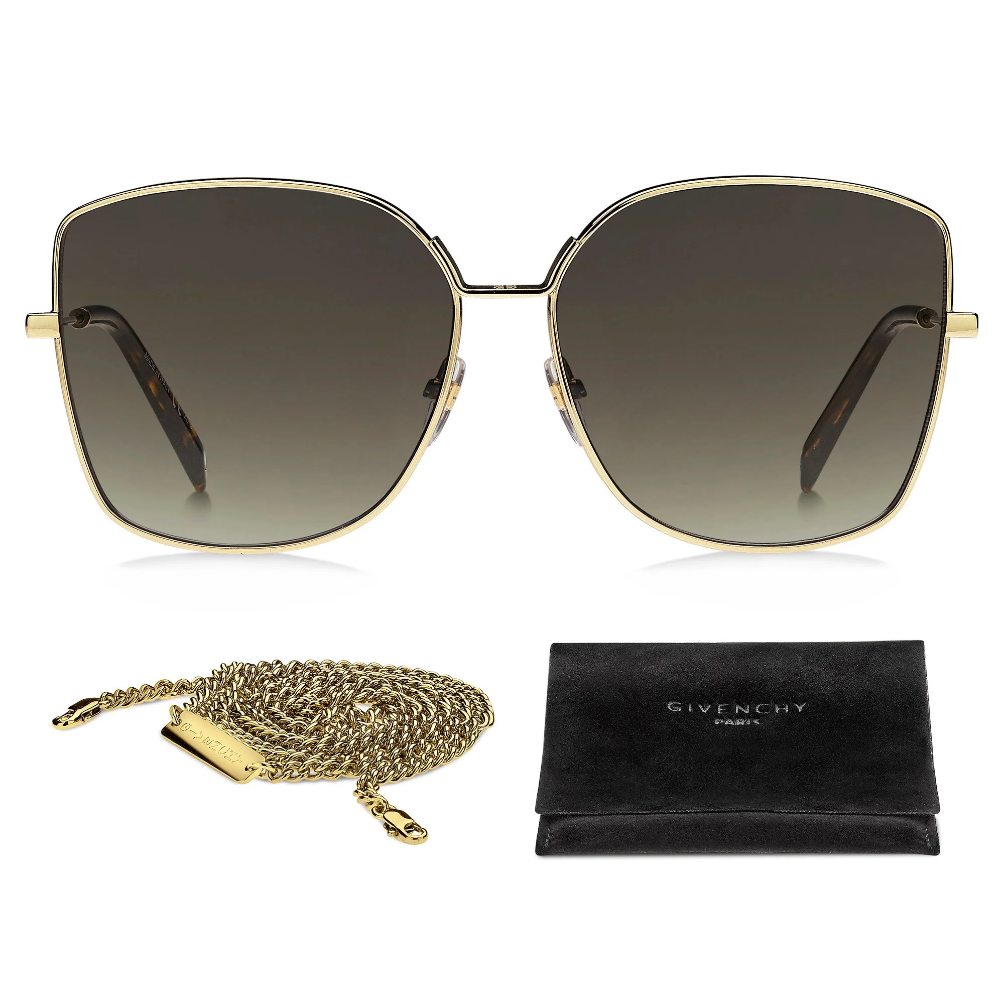 Givenchy GV 7184/G/S J5G 61HA(GV20) Women's Gold Sunglasses - Image 3