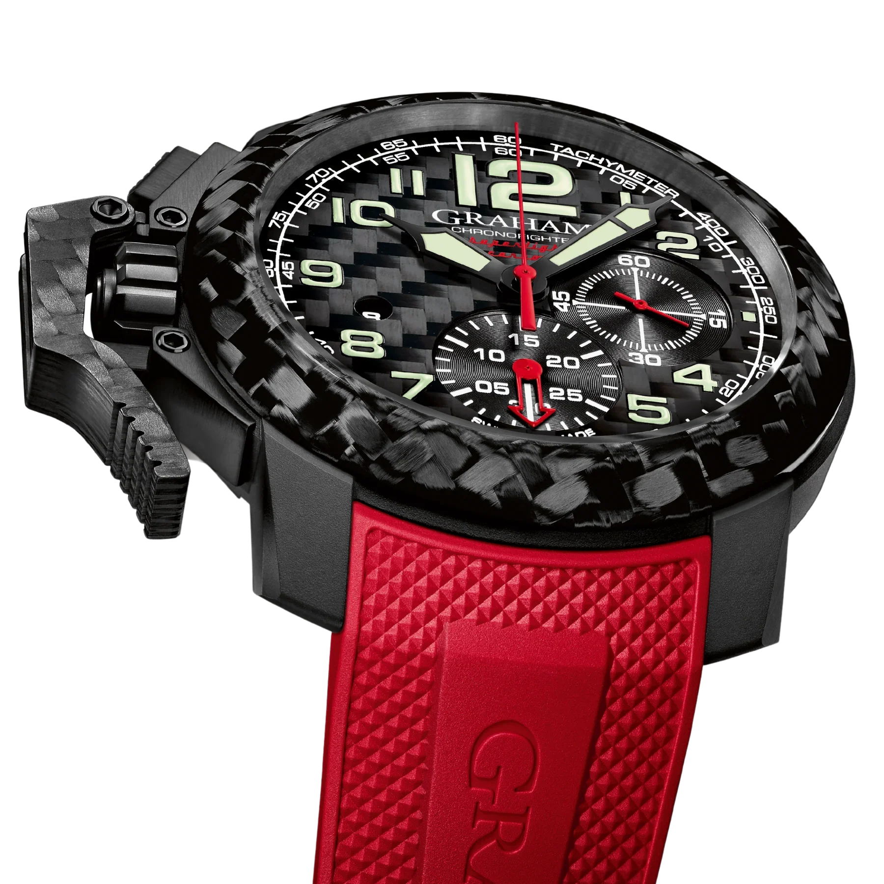 Graham Chronofighter Superlight Red Black Watch - Image 2