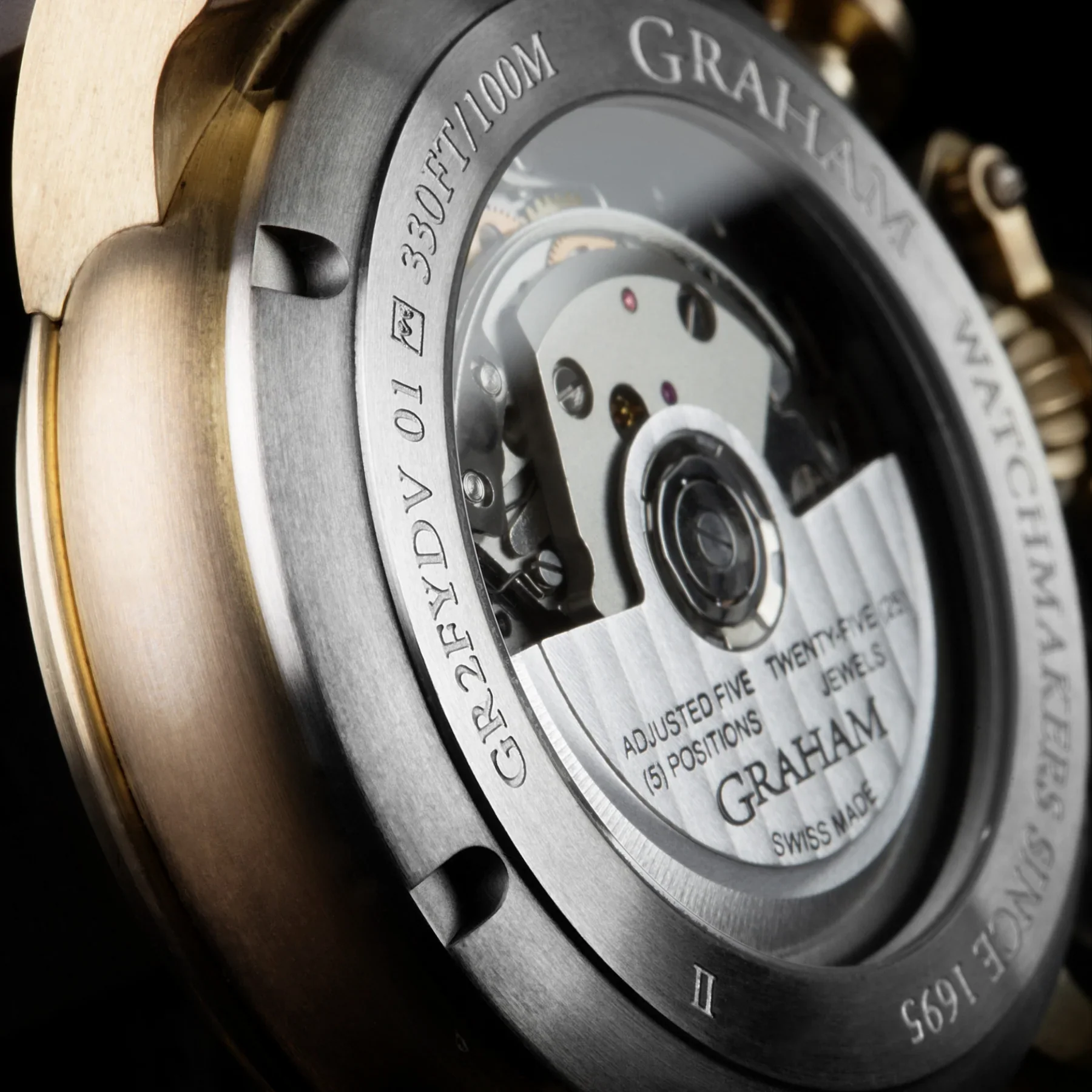 Graham Chronofighter Vintage Green Brown Watch 2CVAK.G02A - Image 7