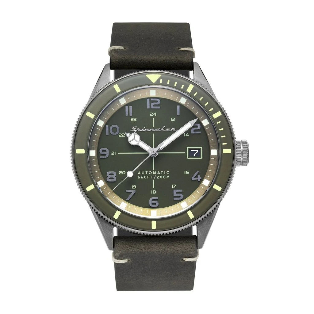 Spinnaker Men's Green Cahill Watch