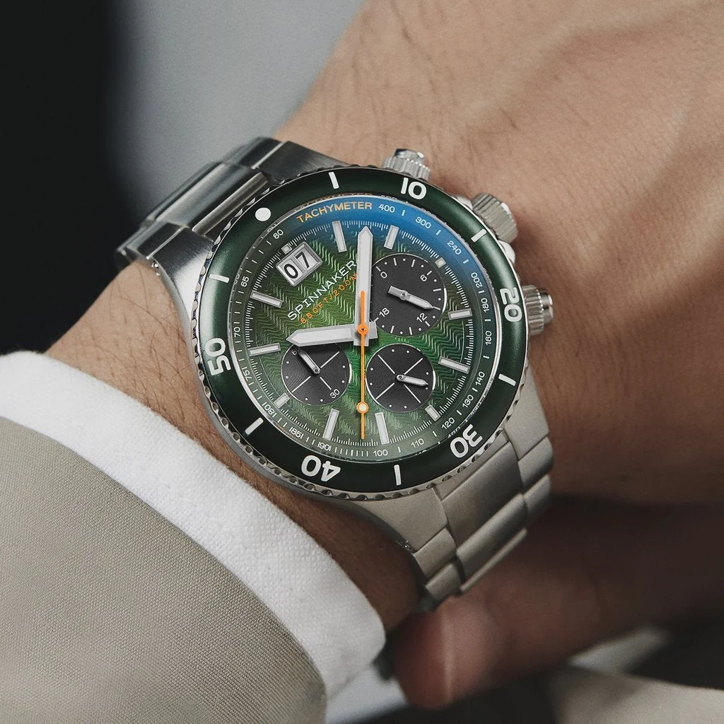 Spinnaker Men's Green Hydrofoil Watch - Image 3