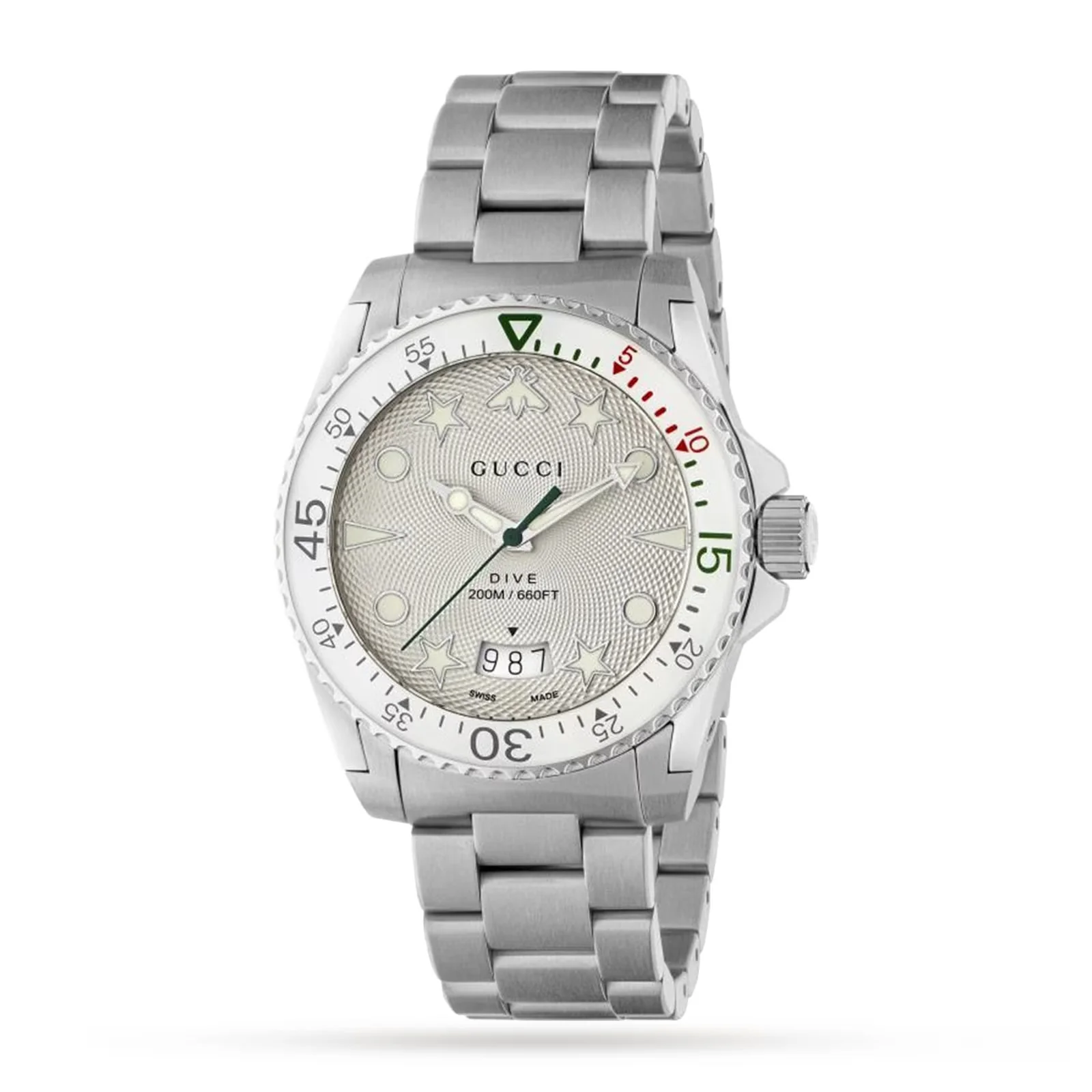 Gucci Dive Men's White Watch