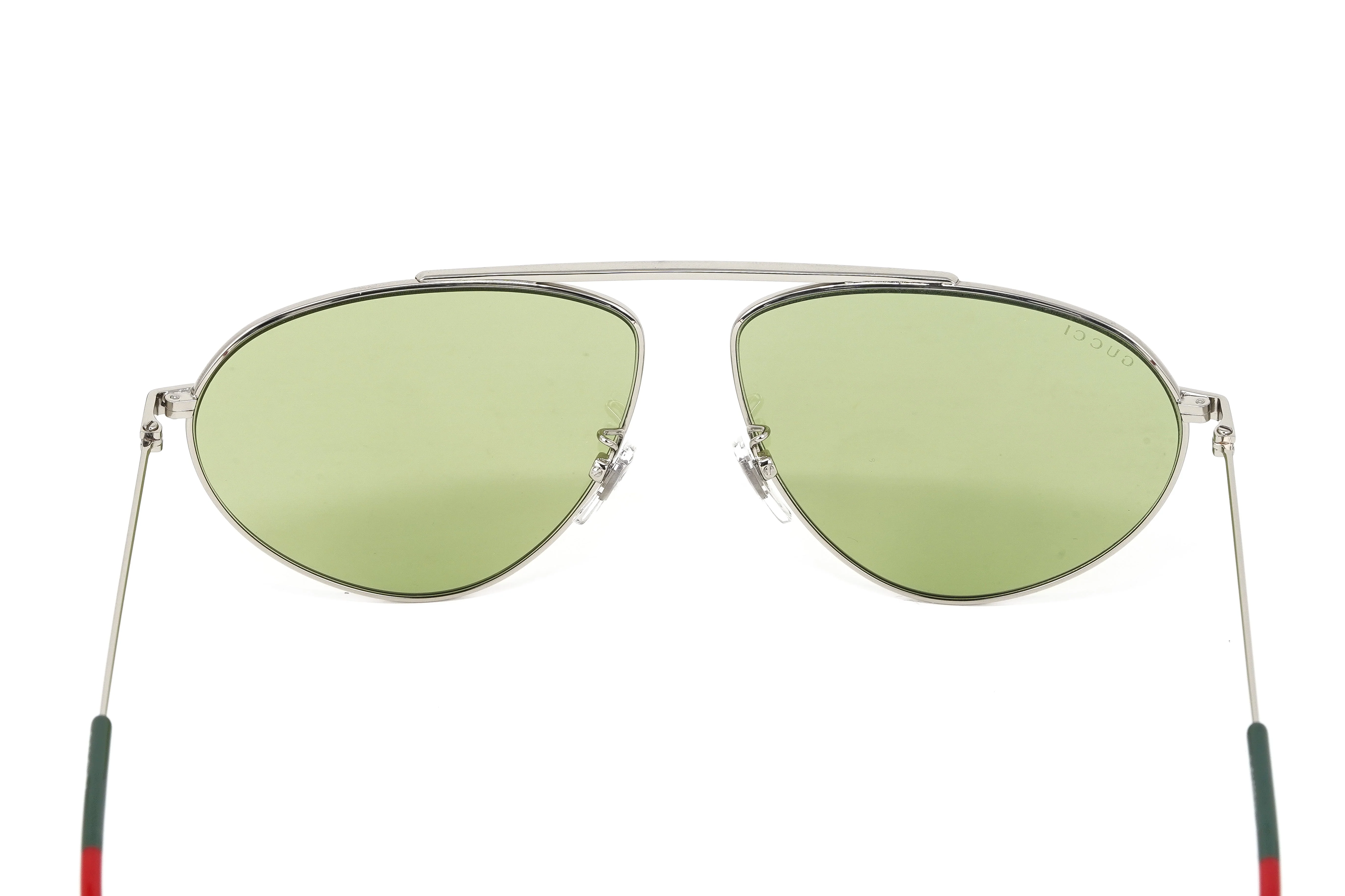 Gucci Men's Sunglasses Pilot Green - Image 7