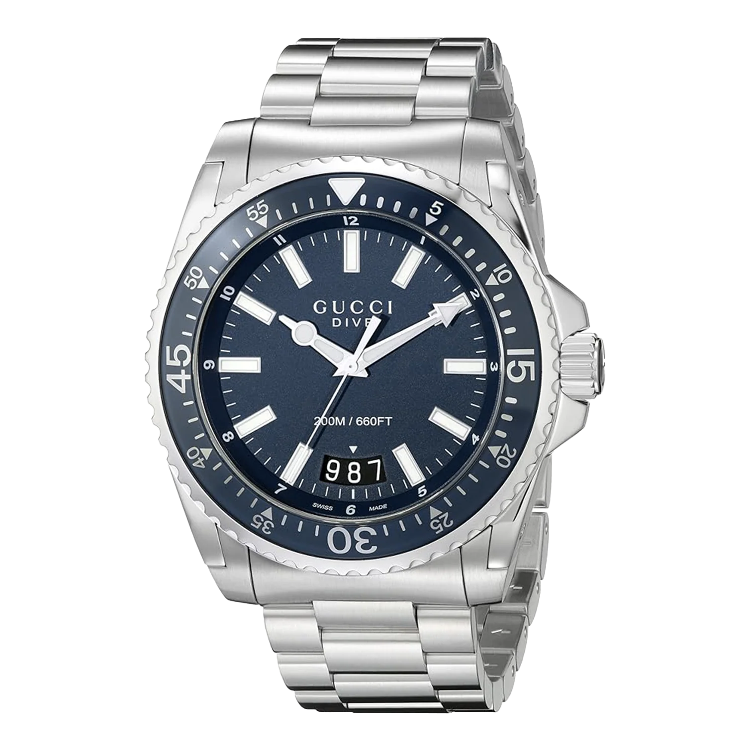 Gucci Watch Dive Men's 45mm Blue