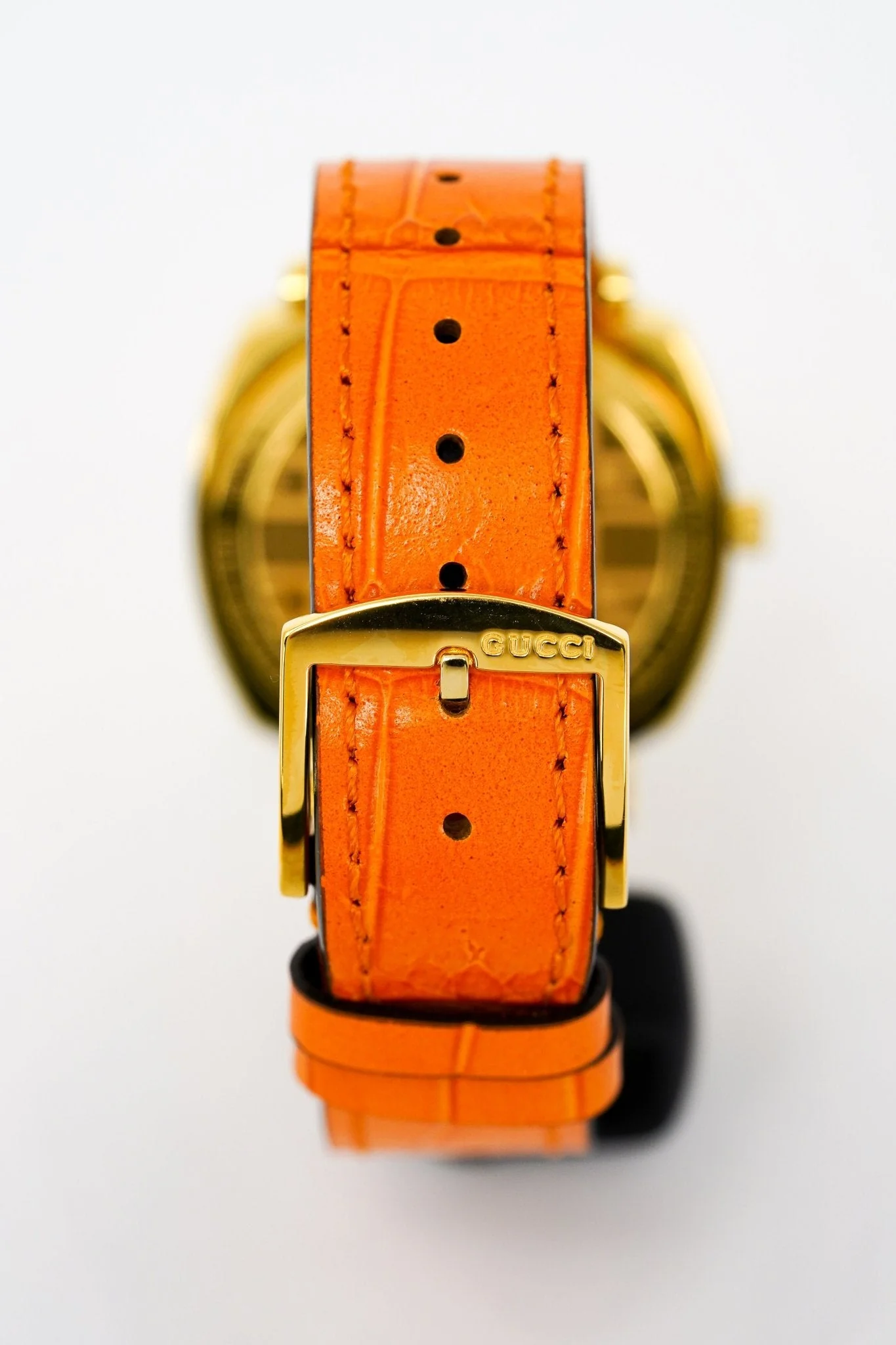 Gucci Watch Grip 35mm Gold PVD Orange - Image 2