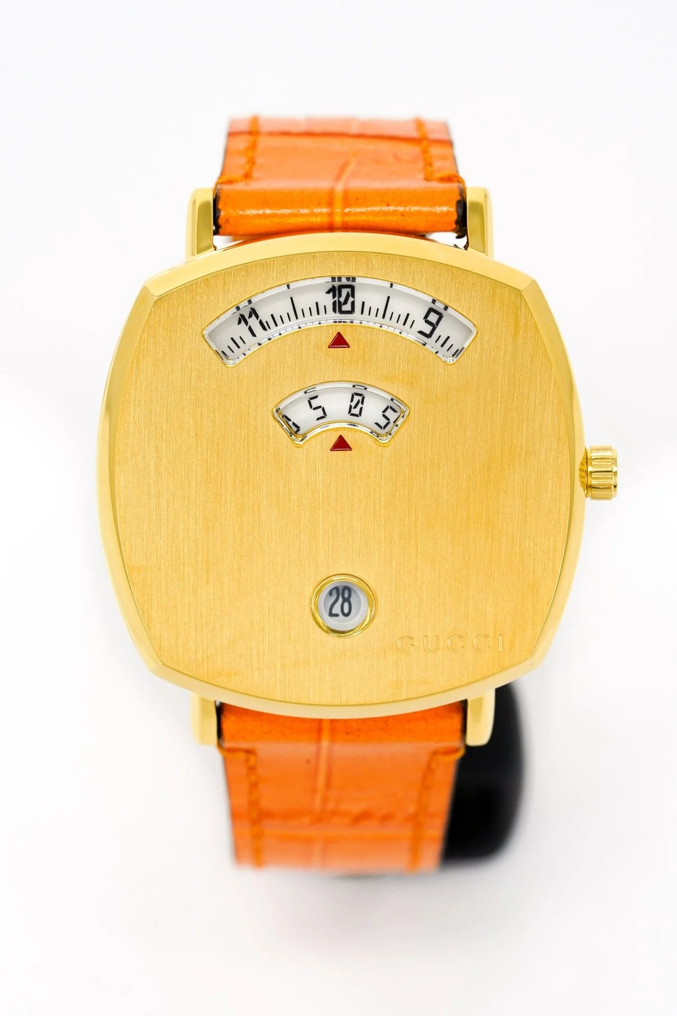 Gucci Watch Grip 35mm Gold PVD Orange - Image 5