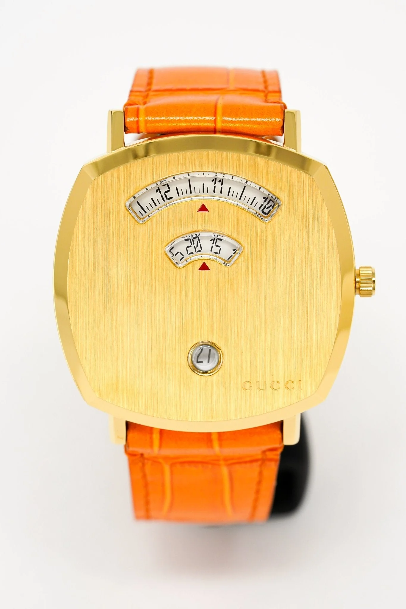Gucci Watch Grip 38mm Gold PVD Orange - Image 3