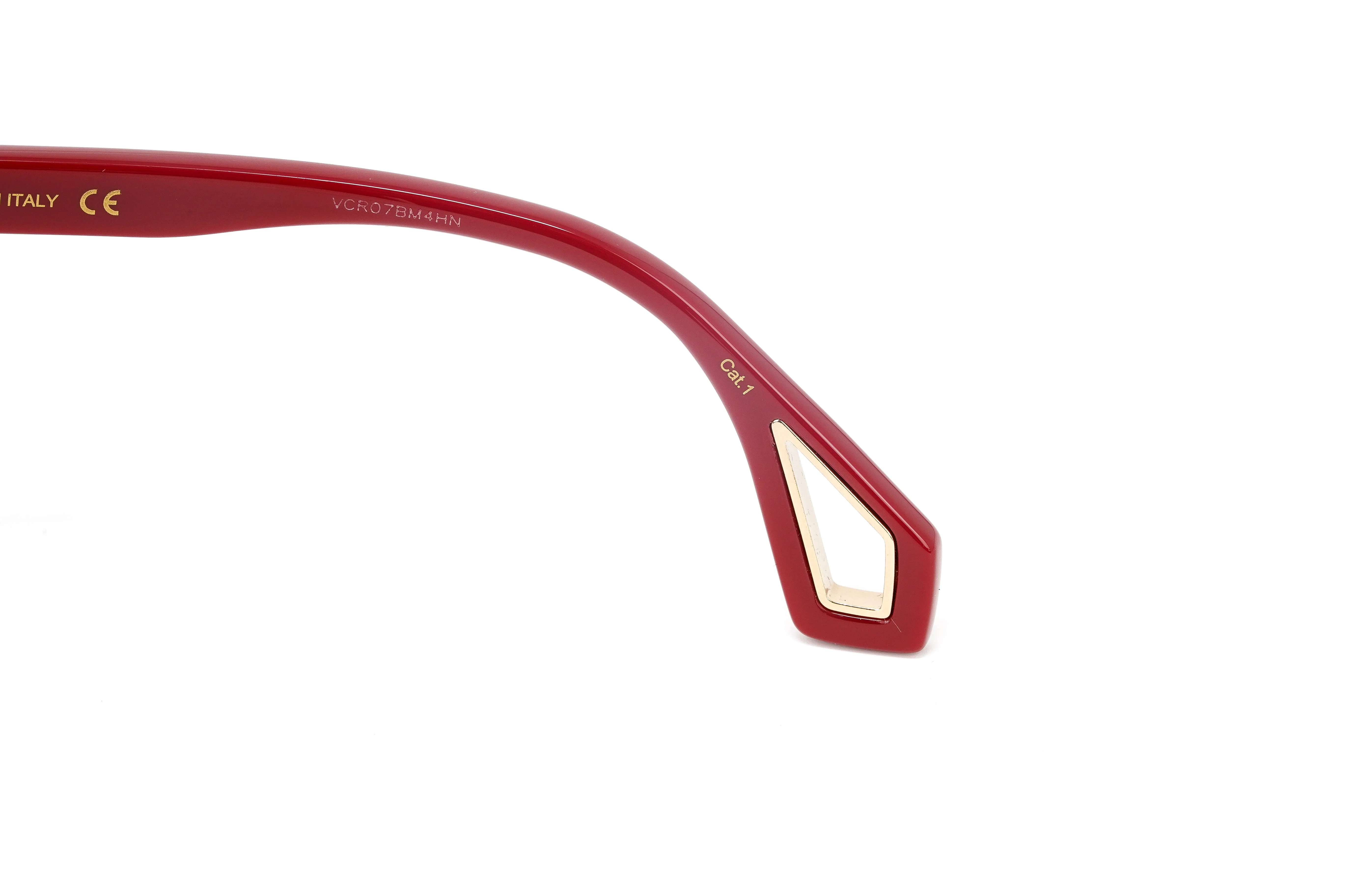 Gucci Women's Sunglasses Wraparound Rectangle Red - Image 5