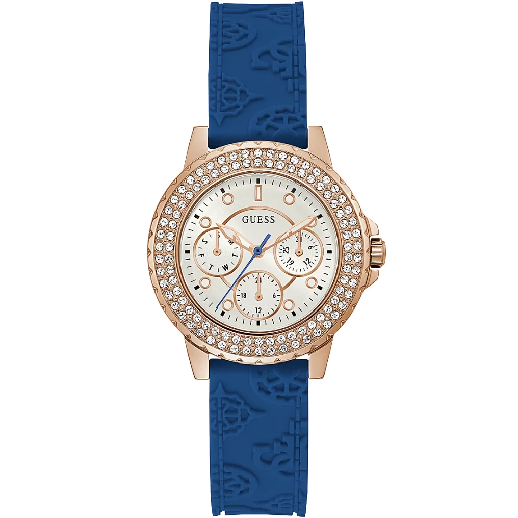 Guess Crown Jewel Ladies Blue Watch