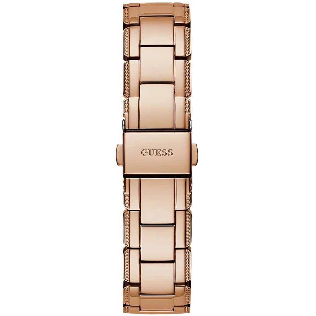 Guess Crystal Clear Ladies Rose Gold Watch - Image 2