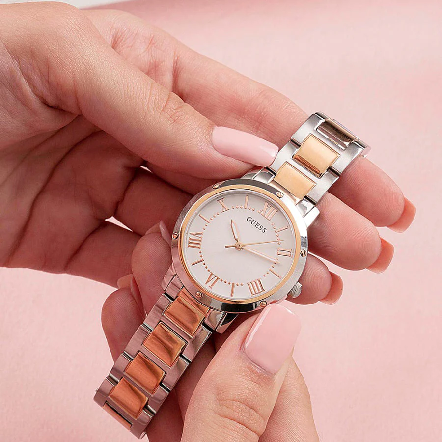 Guess Dawn Ladies Tow Tone Watch - Image 8