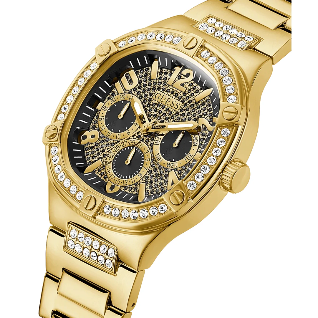Guess Duke Men's Gold Watch - Image 4