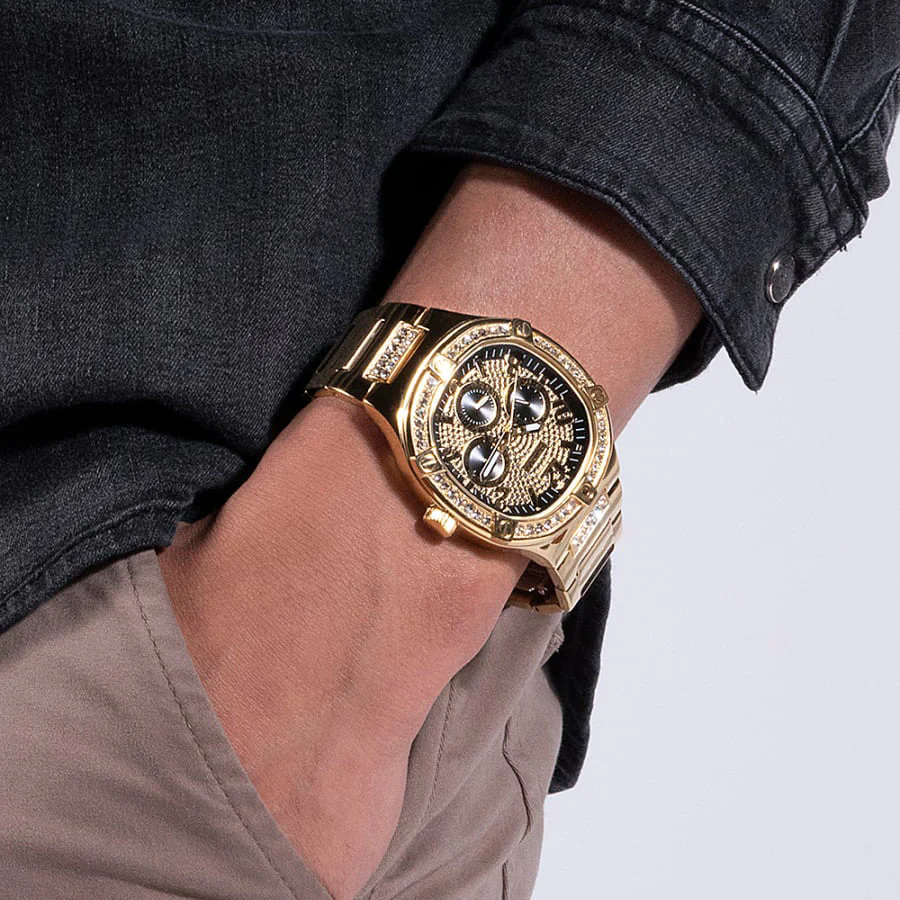 Guess Duke Men's Gold Watch - Image 6