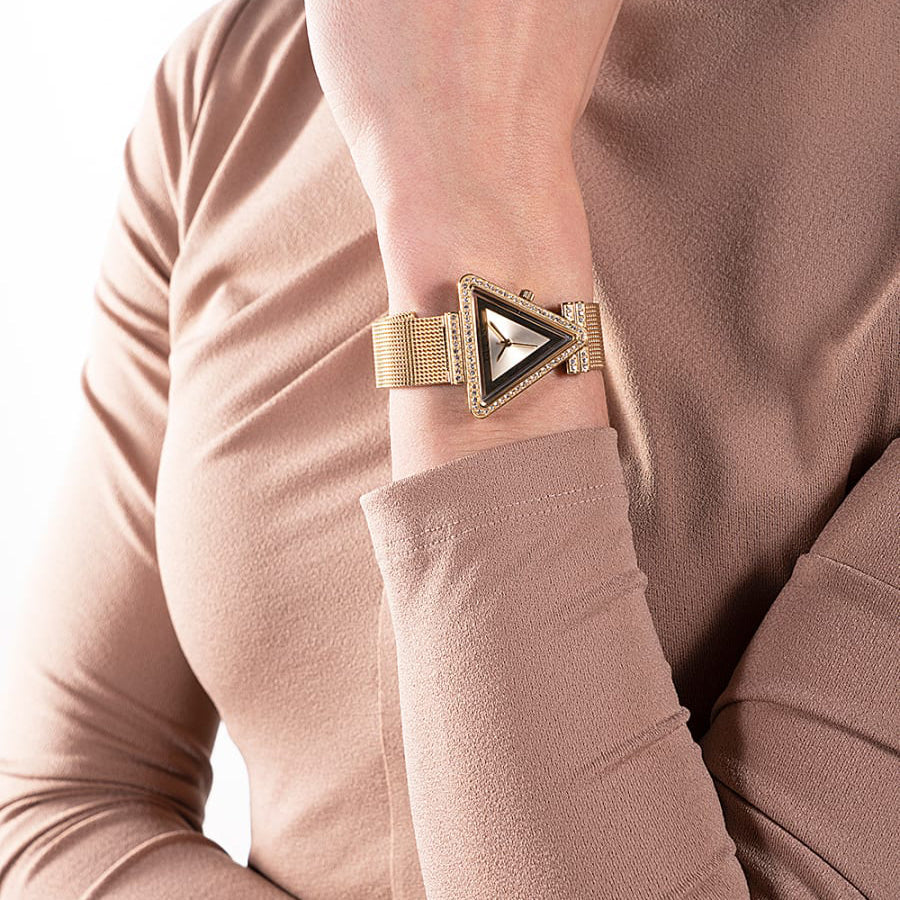 Guess Fame Ladies Gold Watch - Image 6
