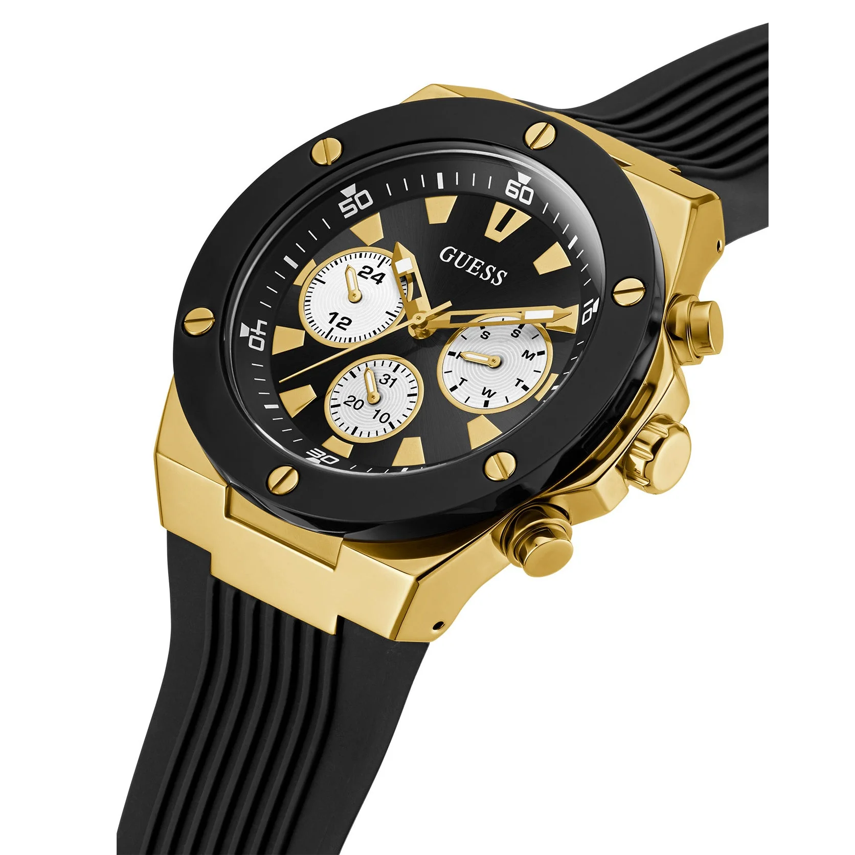Guess Men's Poseidon Black Watch - Image 2