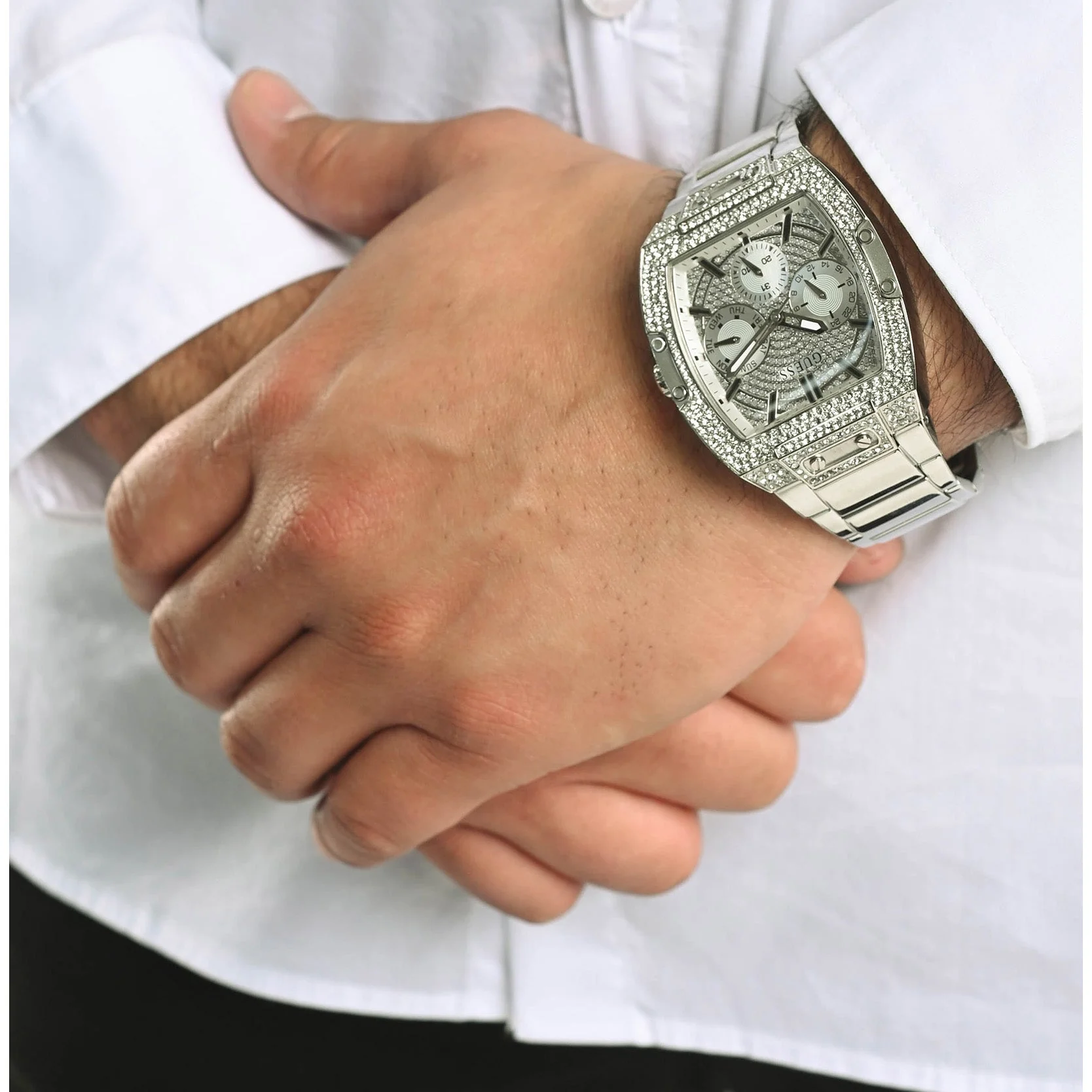 Guess Men's Phoenix Silver Watch - Image 6