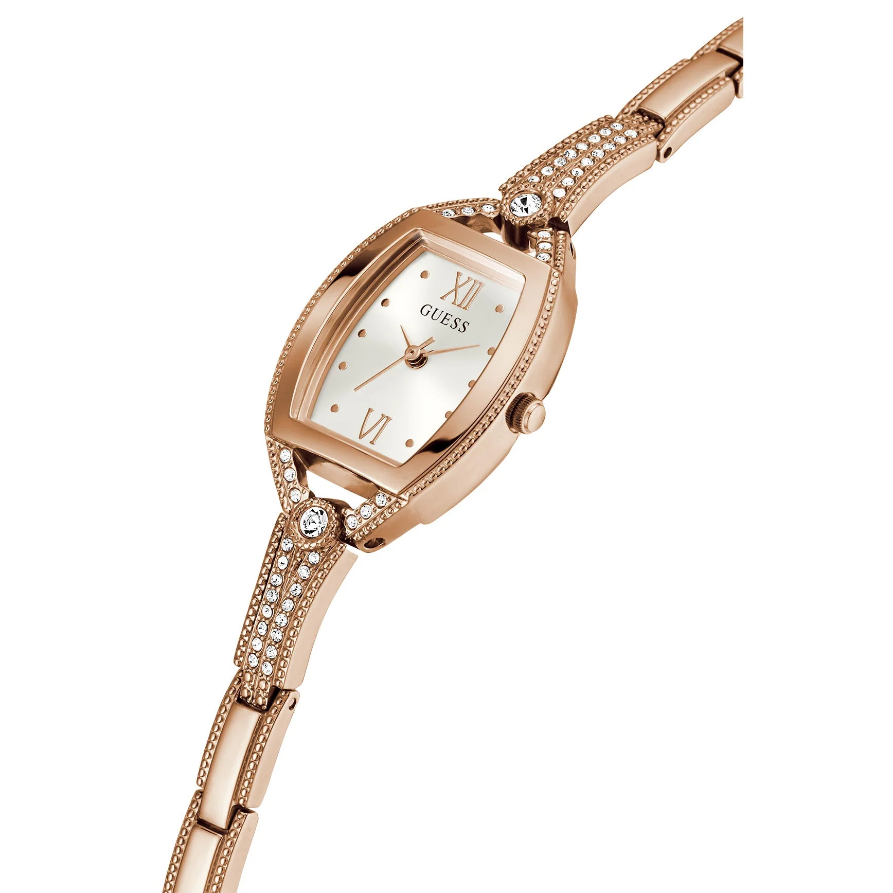 Guess Ladies Bella Rose Gold Watch - Image 3