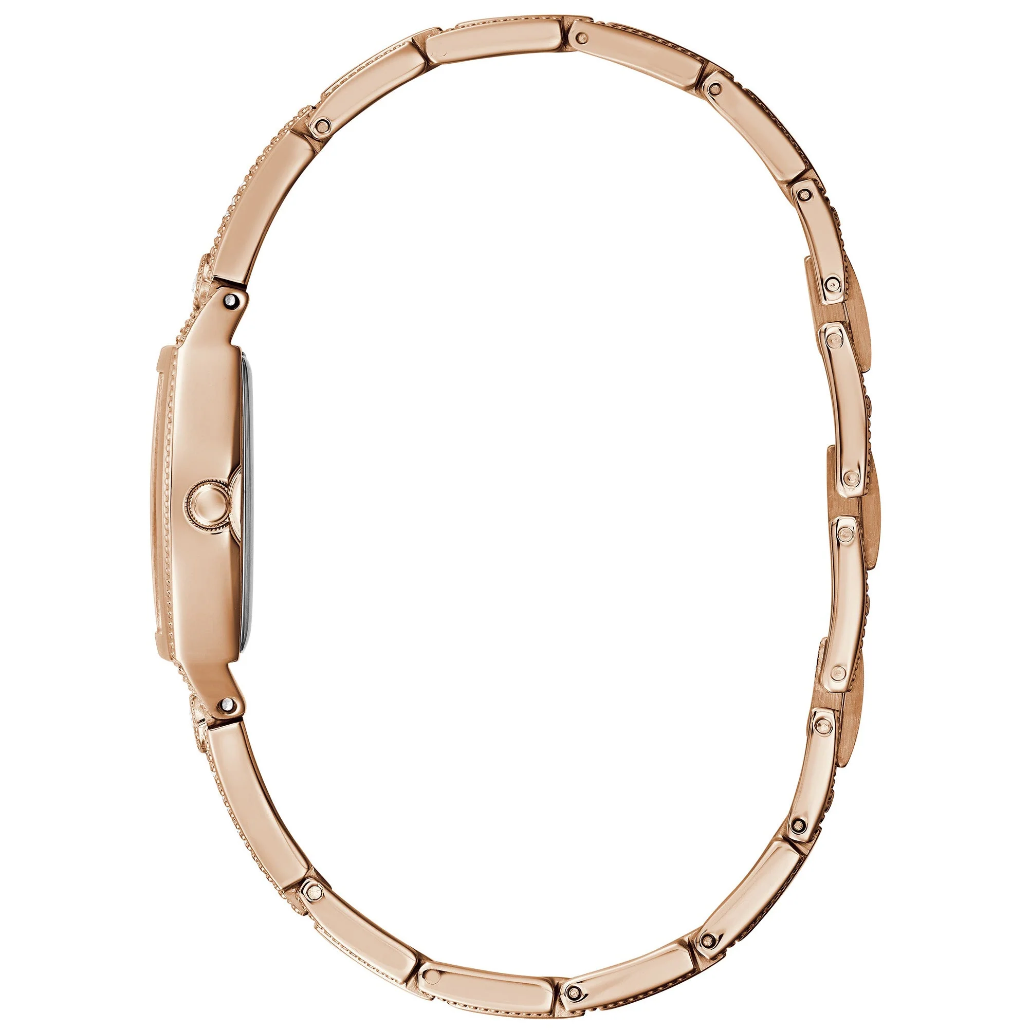 Guess Ladies Bella Rose Gold Watch - Image 4