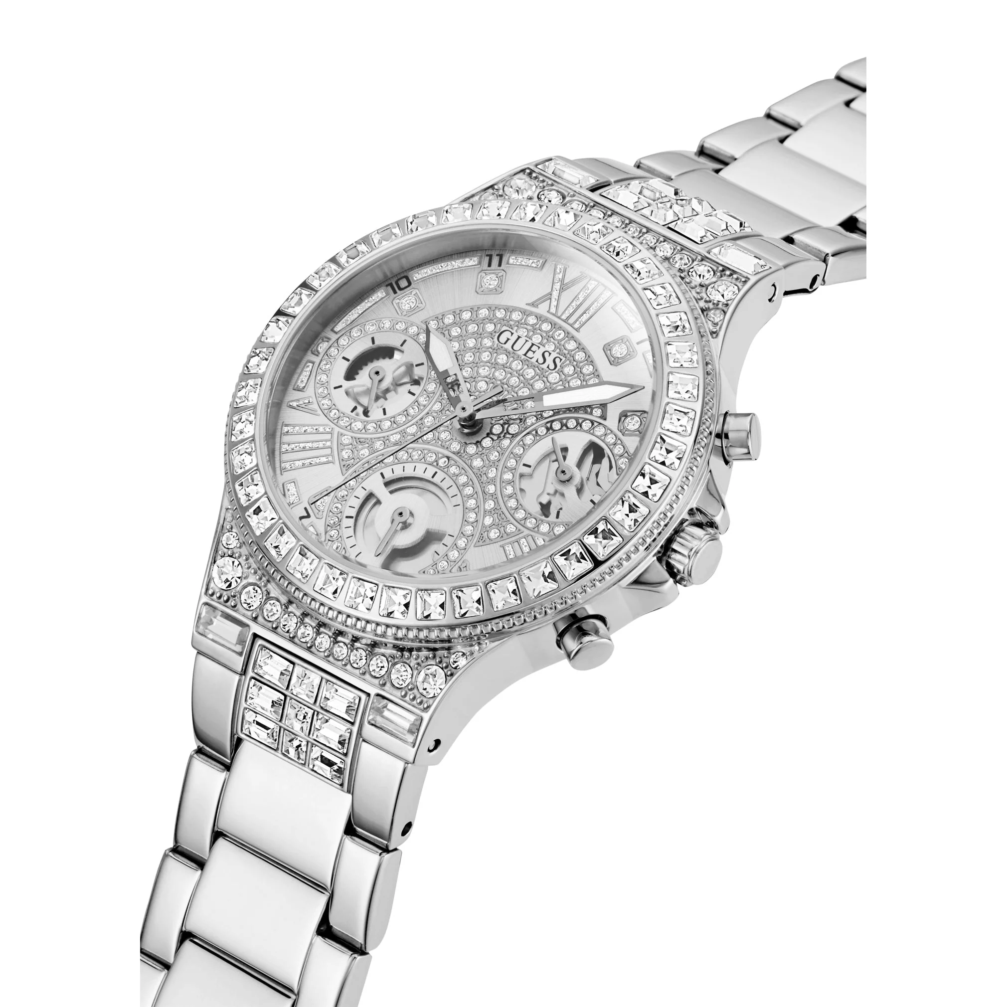 Guess Ladies Moonlight Silver Watch - Image 4