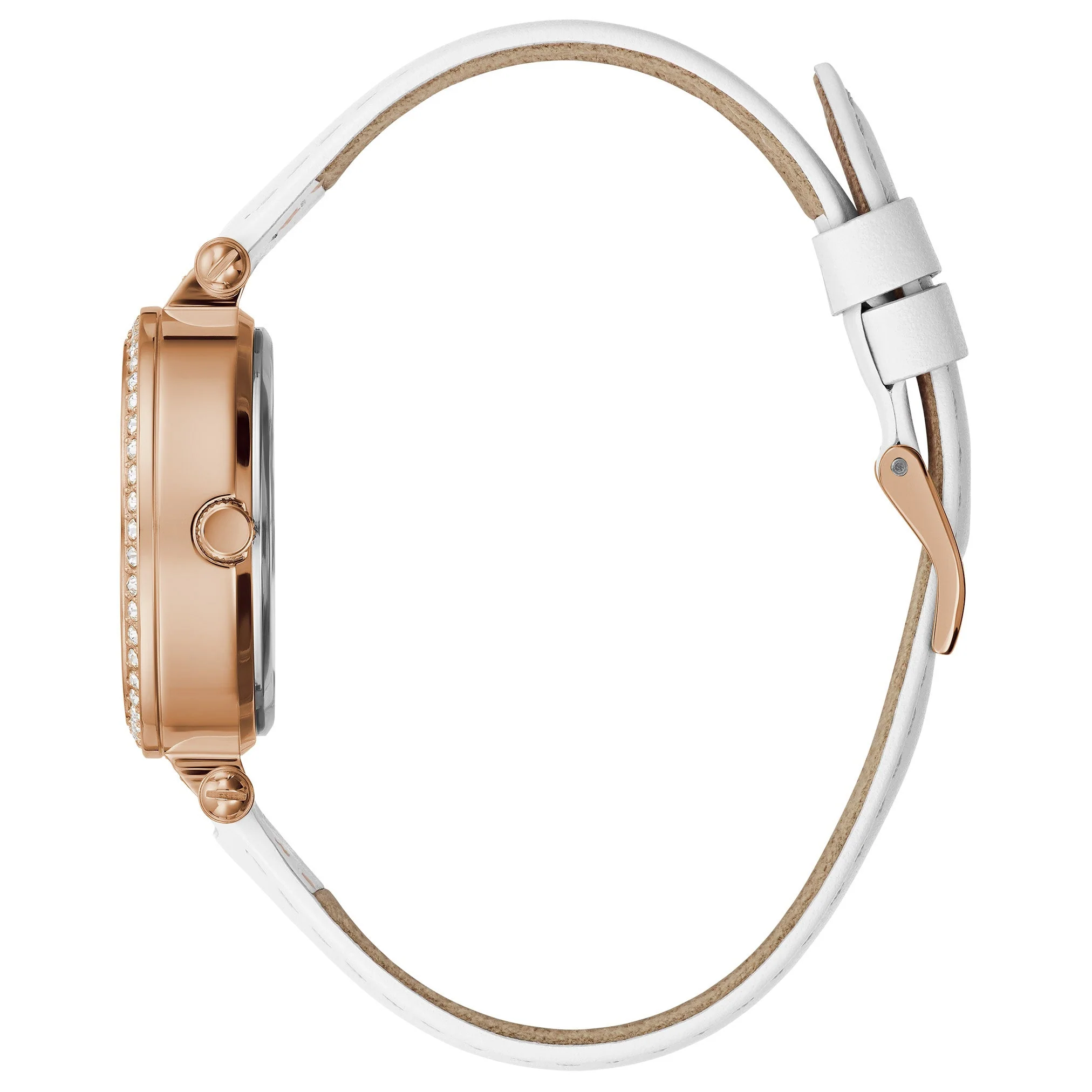 Guess Ladies Full Bloom White Watch - Image 5
