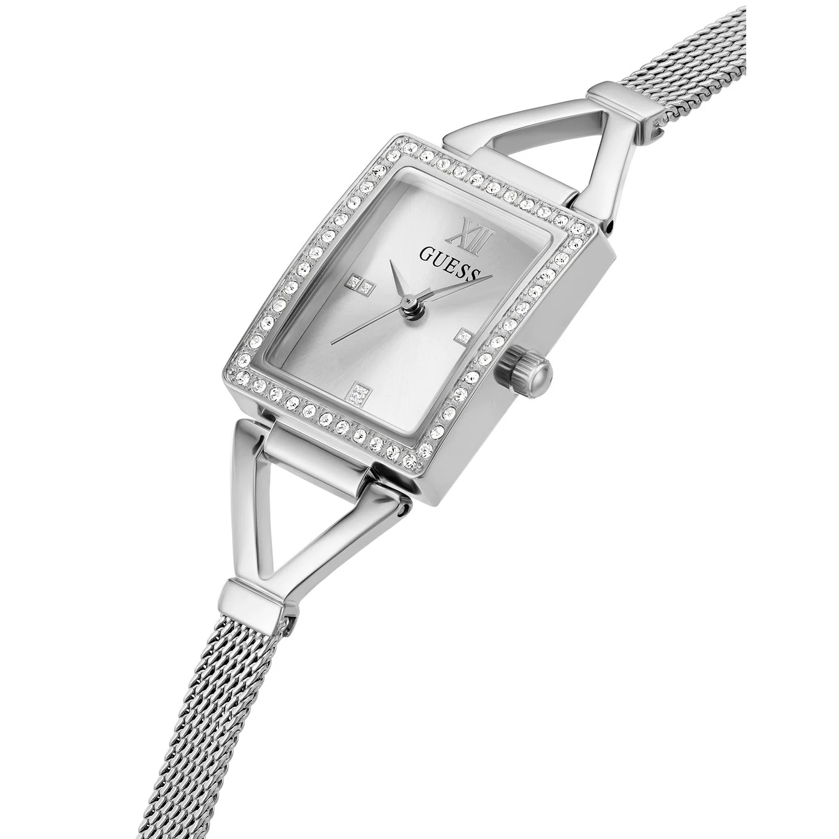 Guess Ladies Grace Silver Watch - Image 2