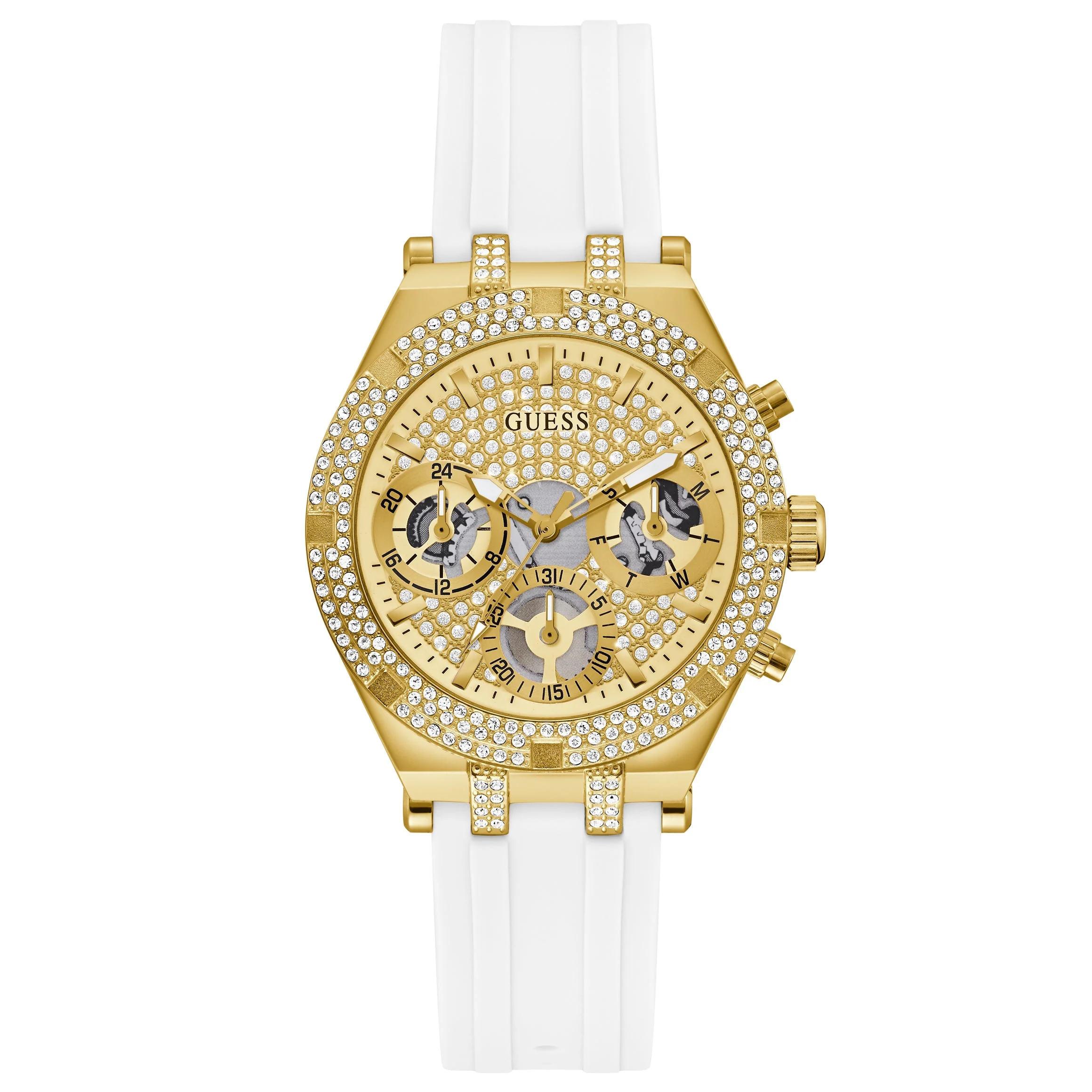 Guess Ladies Heiress Gold Watch