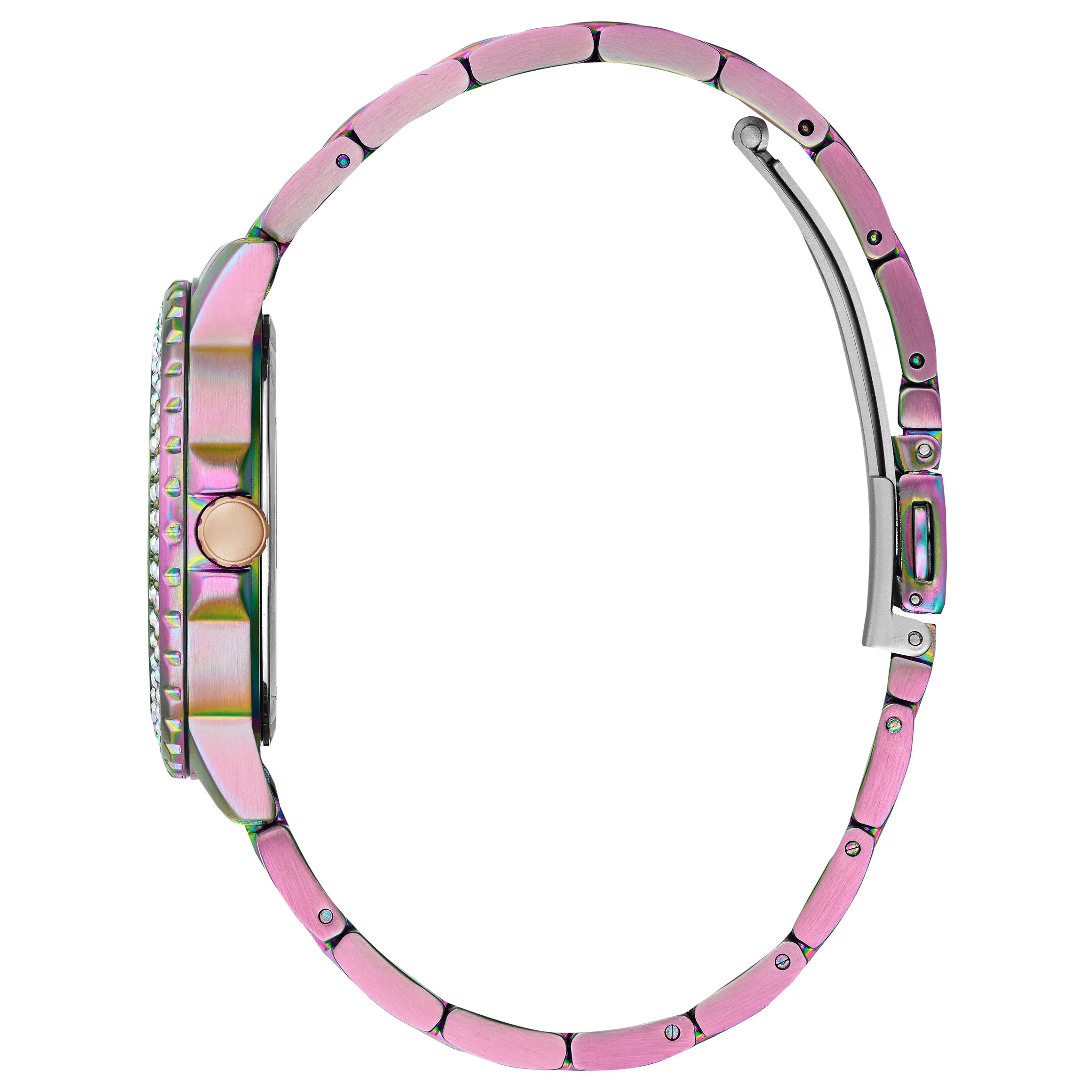 Guess Ladies Crown Jewel Iridescent Watch - Image 2