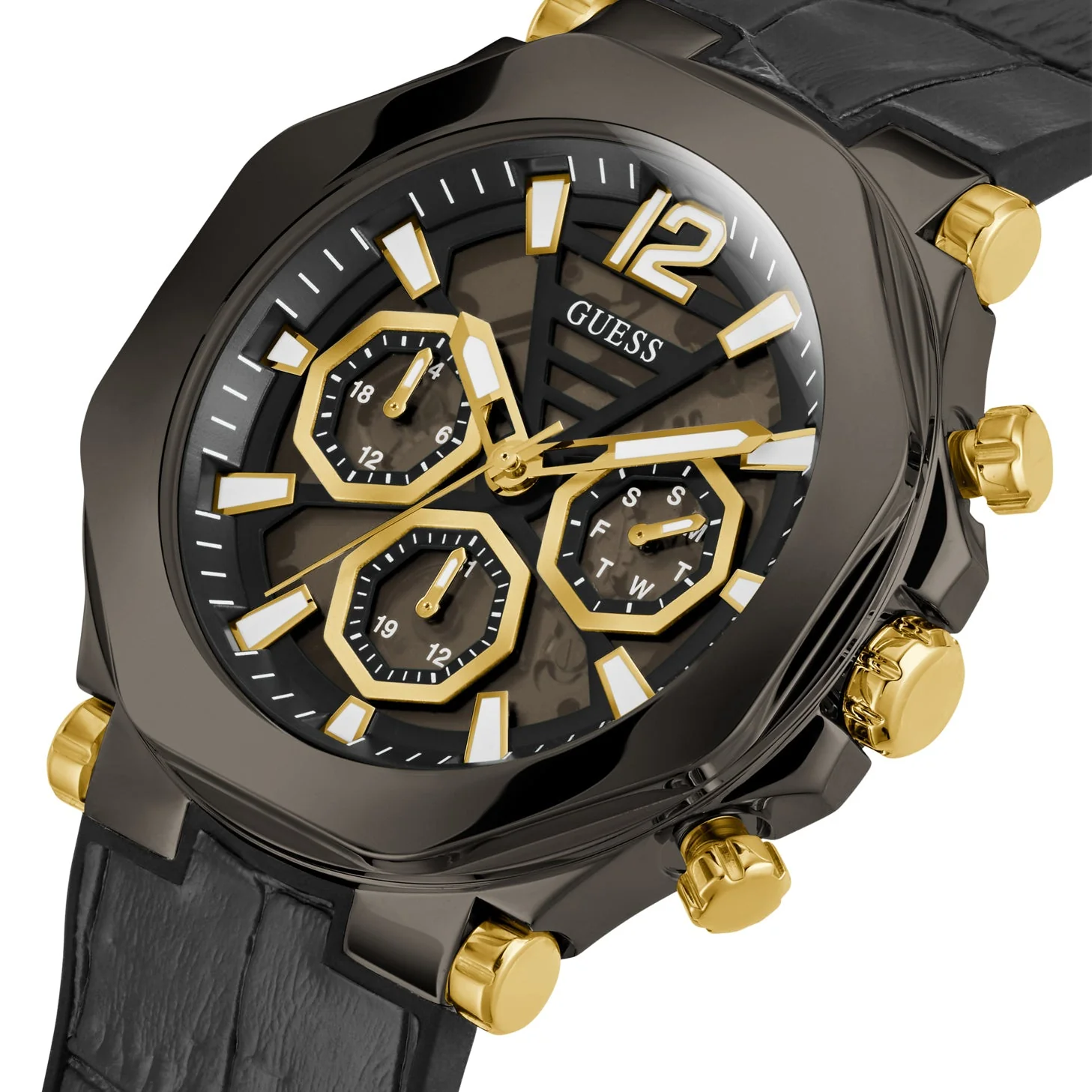 Guess Men's Edge Black Watch - Image 2