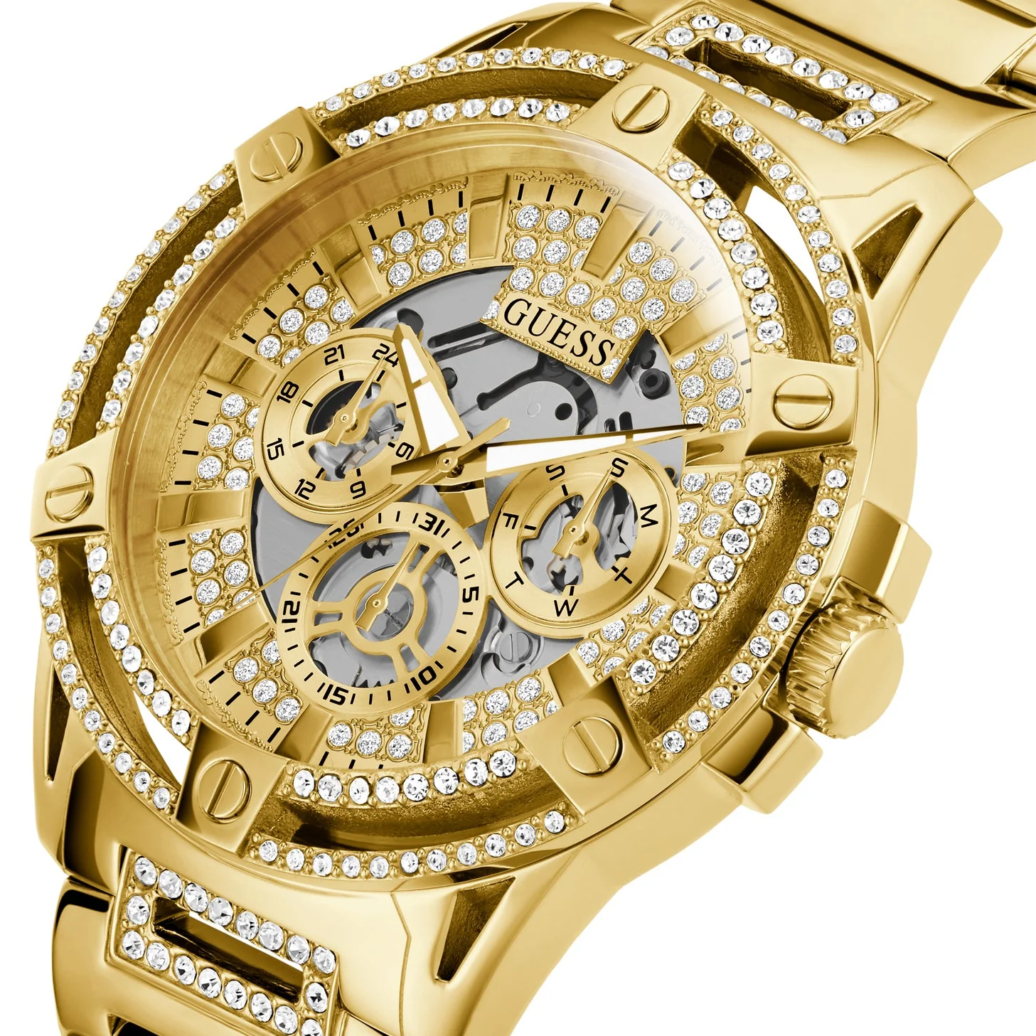 Guess Men's King Champagne Watch - Image 2
