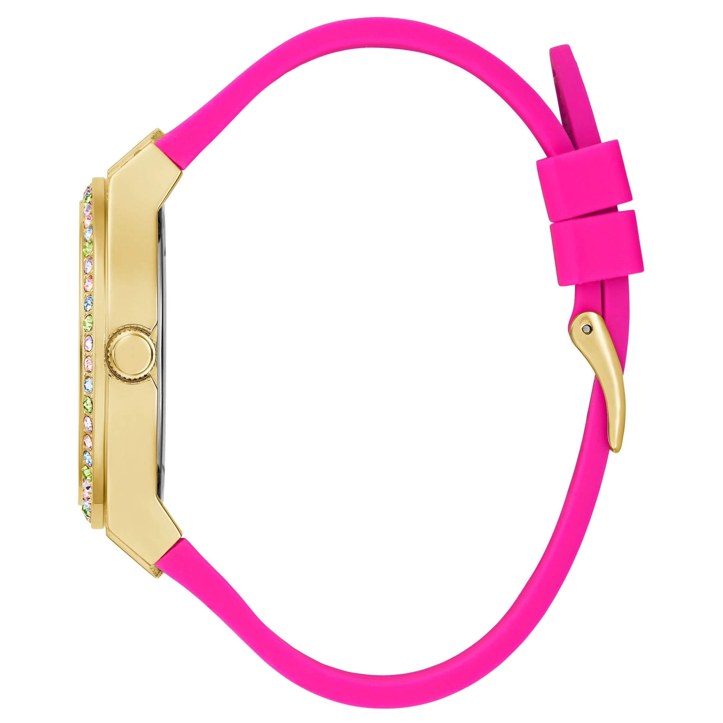Guess Ladies Calaverta Gold Watch - Image 3