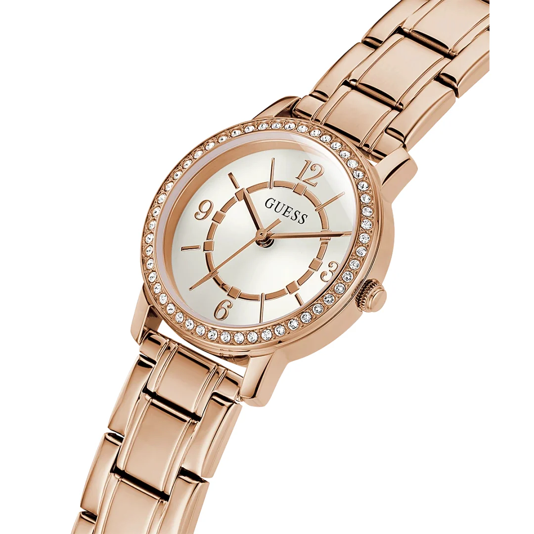 Guess Melody Ladies Rose Gold Watch - Image 4
