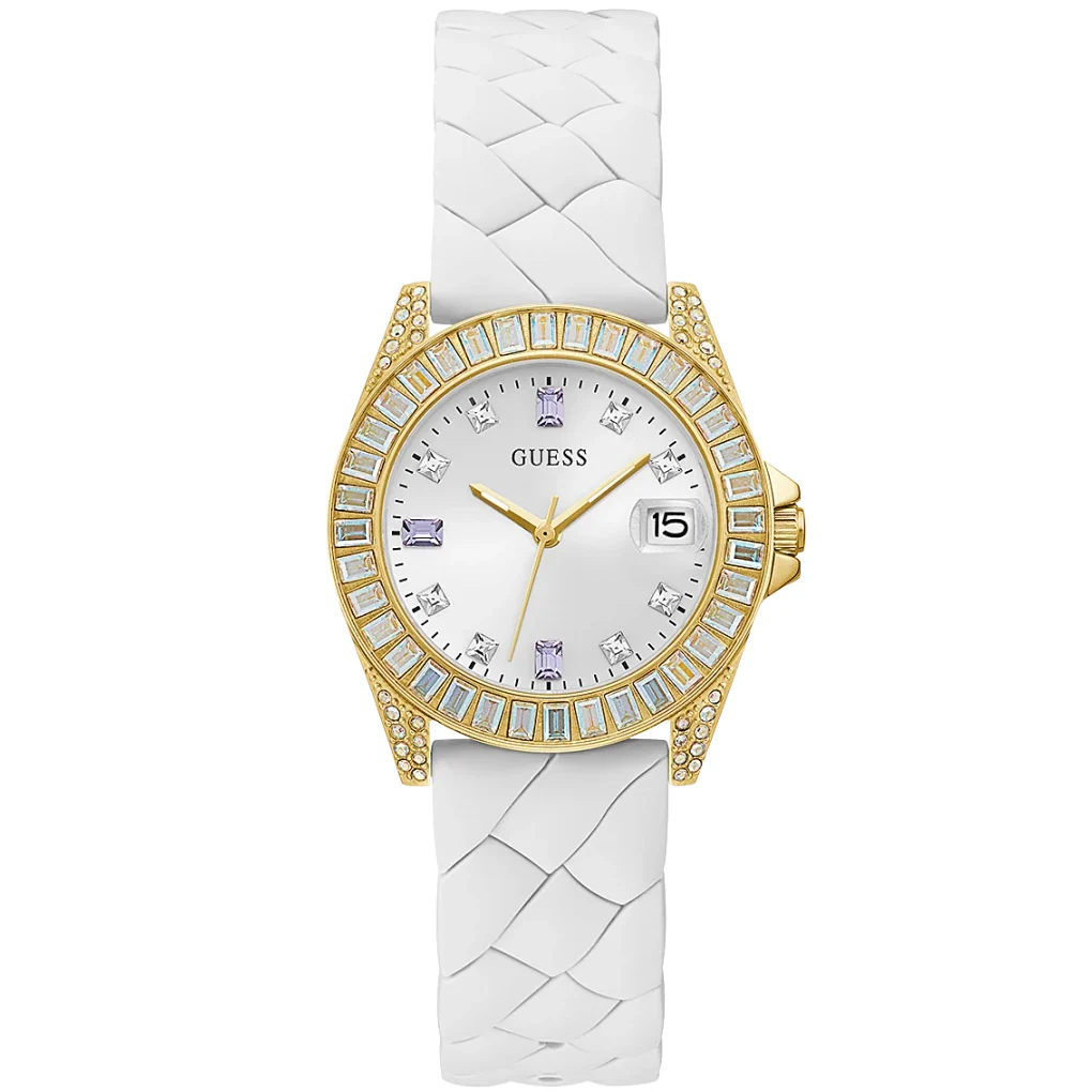 Guess Opaline Ladies Gold Watch