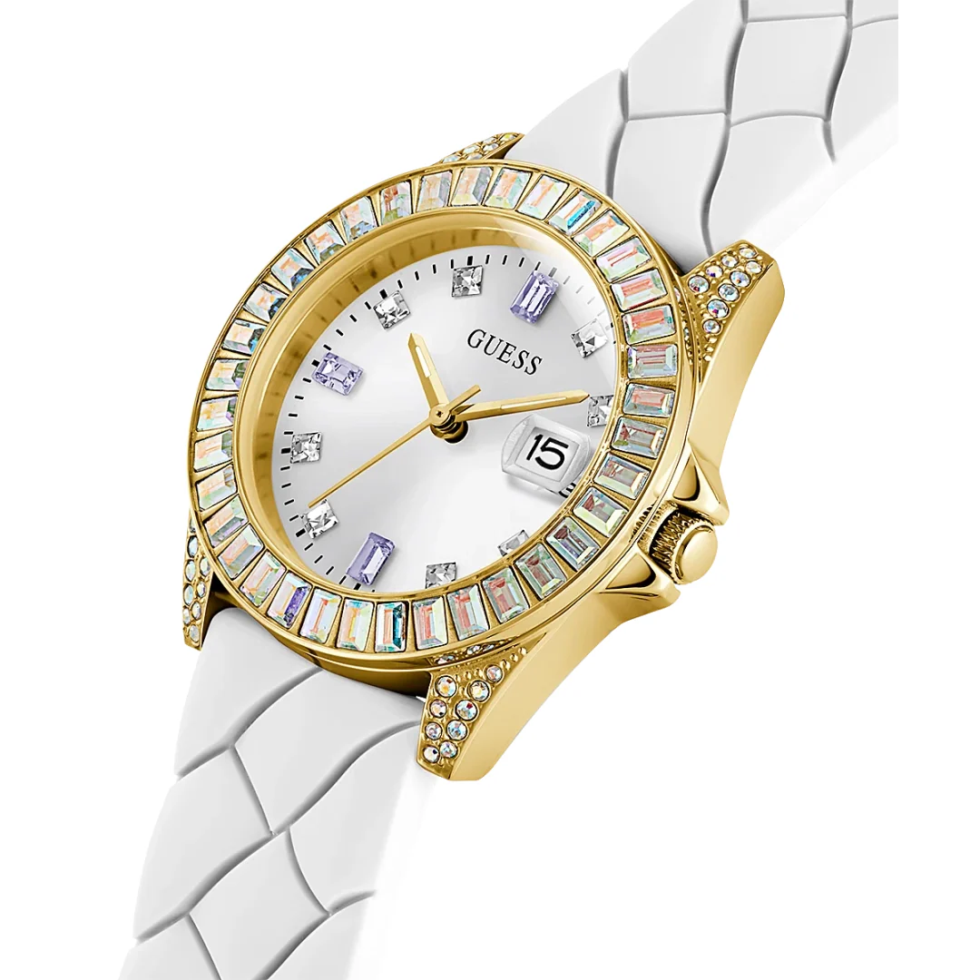 Guess Opaline Ladies Gold Watch - Image 4