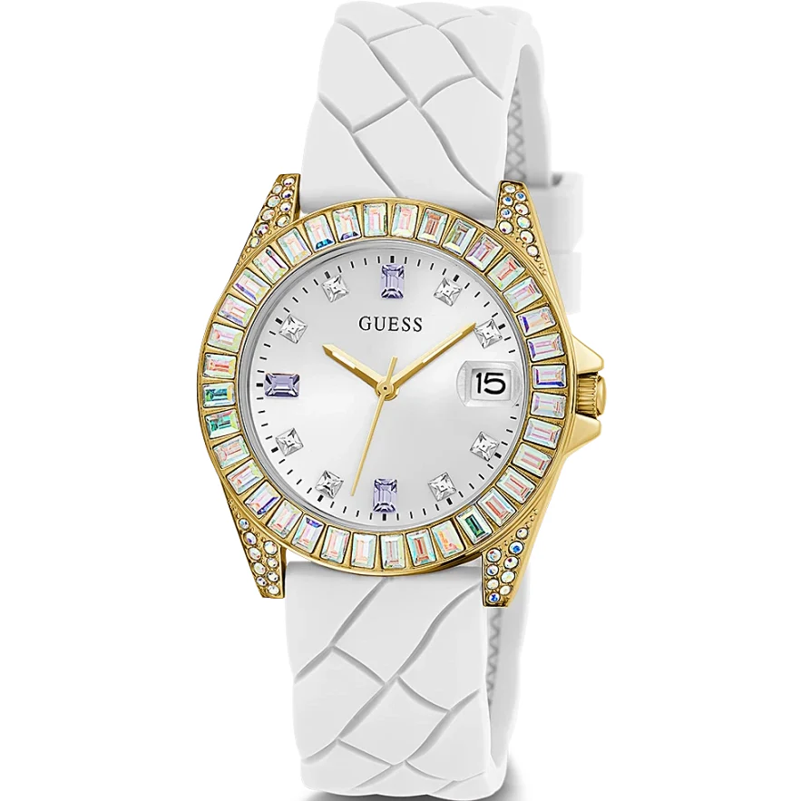 Guess Opaline Ladies Gold Watch - Image 5
