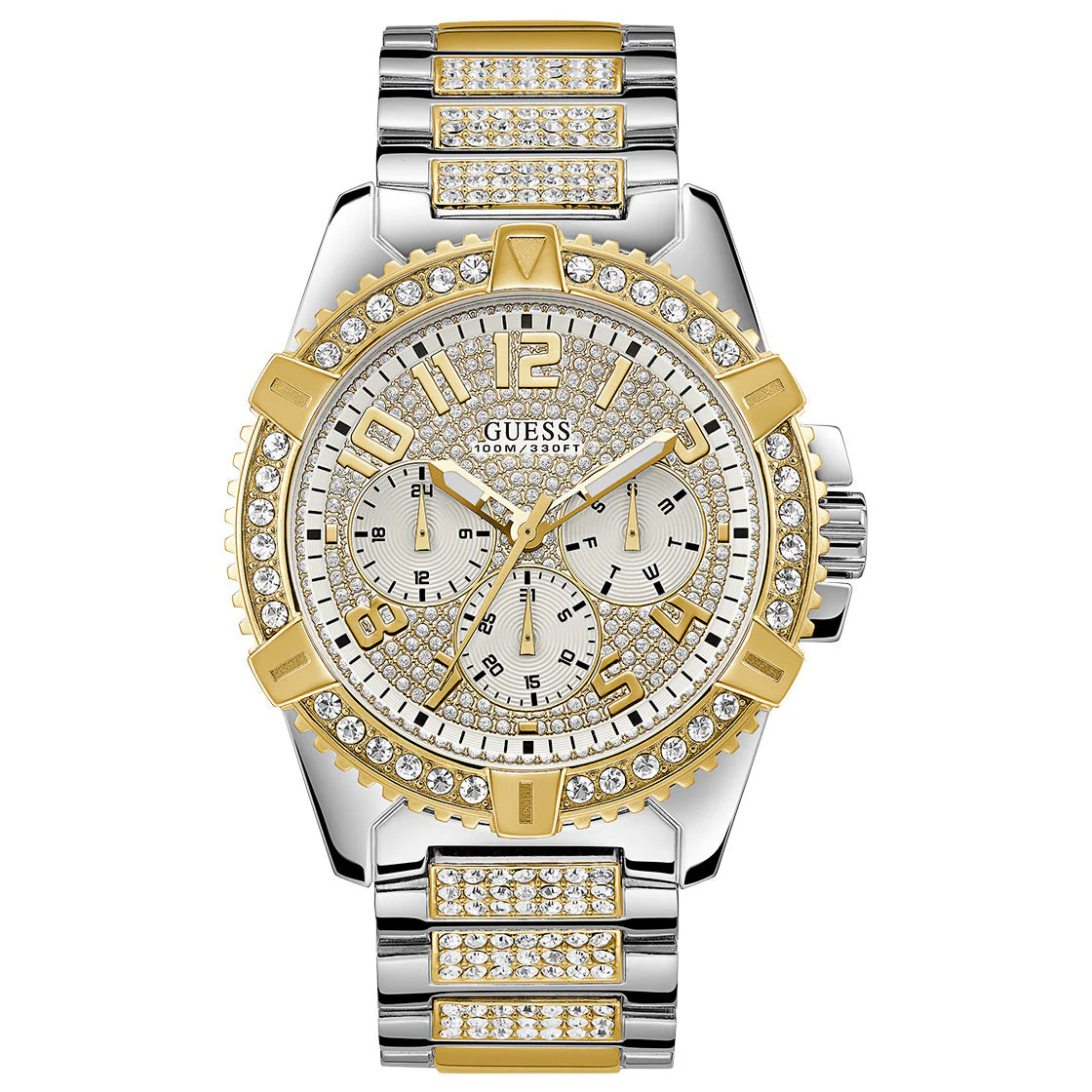 Guess Men's Frontier Two-Tone Watch