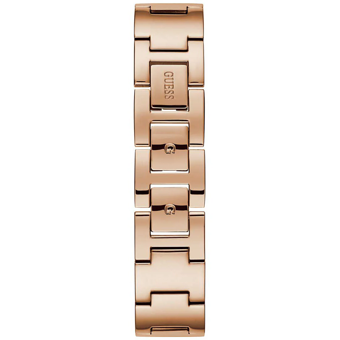 Guess Ladies Tri Glitz Rose Gold Watch - Image 3