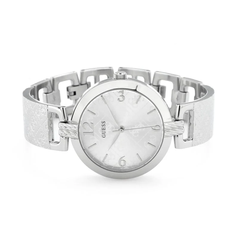 Guess Ladies Silver G Luxe Watch - Image 2