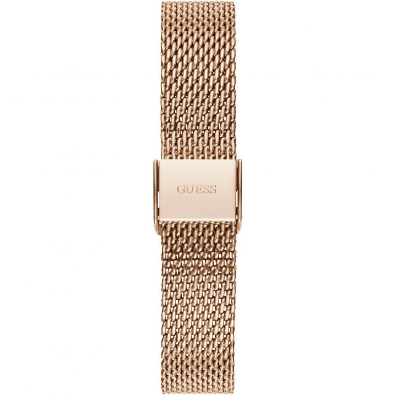 Guess Ladies Rose Gold Jewel Watch - Image 3